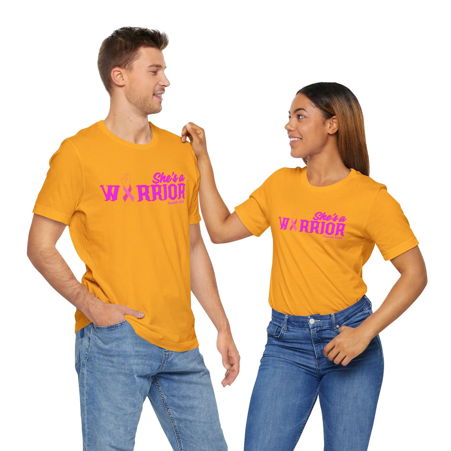 SHE'S A WARRIOR 2 - Unisex Jersey Short Sleeve Tee