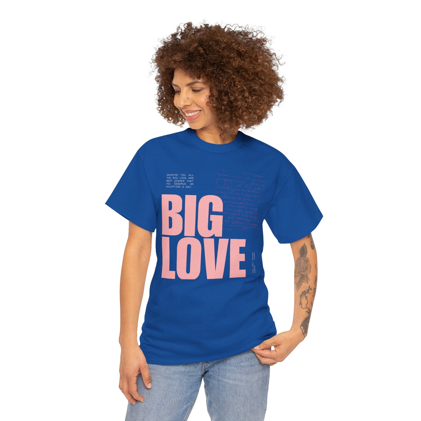 Inspirational Tee - Big Love Unisex Heavy Cotton Tee