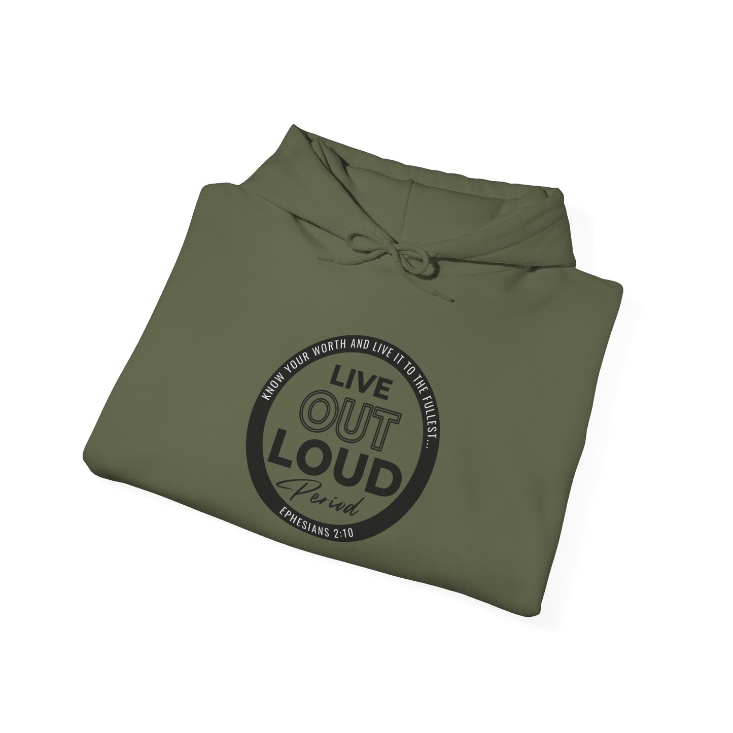 LIVE OUT LOUD 1 -Unisex Heavy Blend™ Hooded Sweatshirt