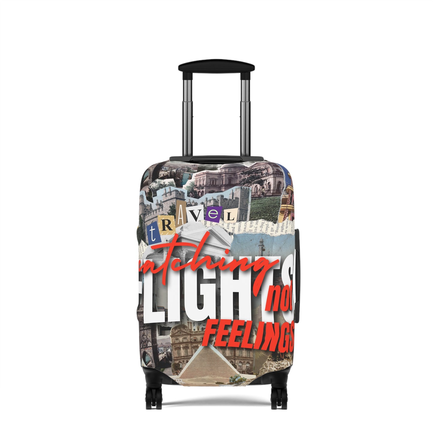 Travel Luggage Cover - Stylist Catching Flights not Feelings