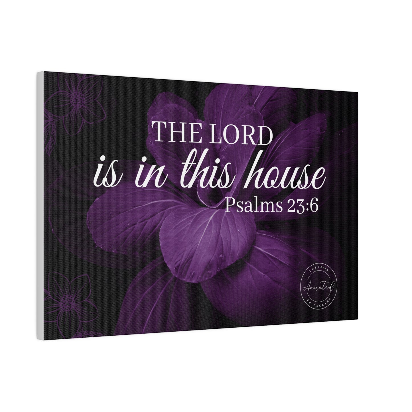 THE LORD IS IN THIS HOUSE 2 -Matte Canvas, Stretched, 0.75"