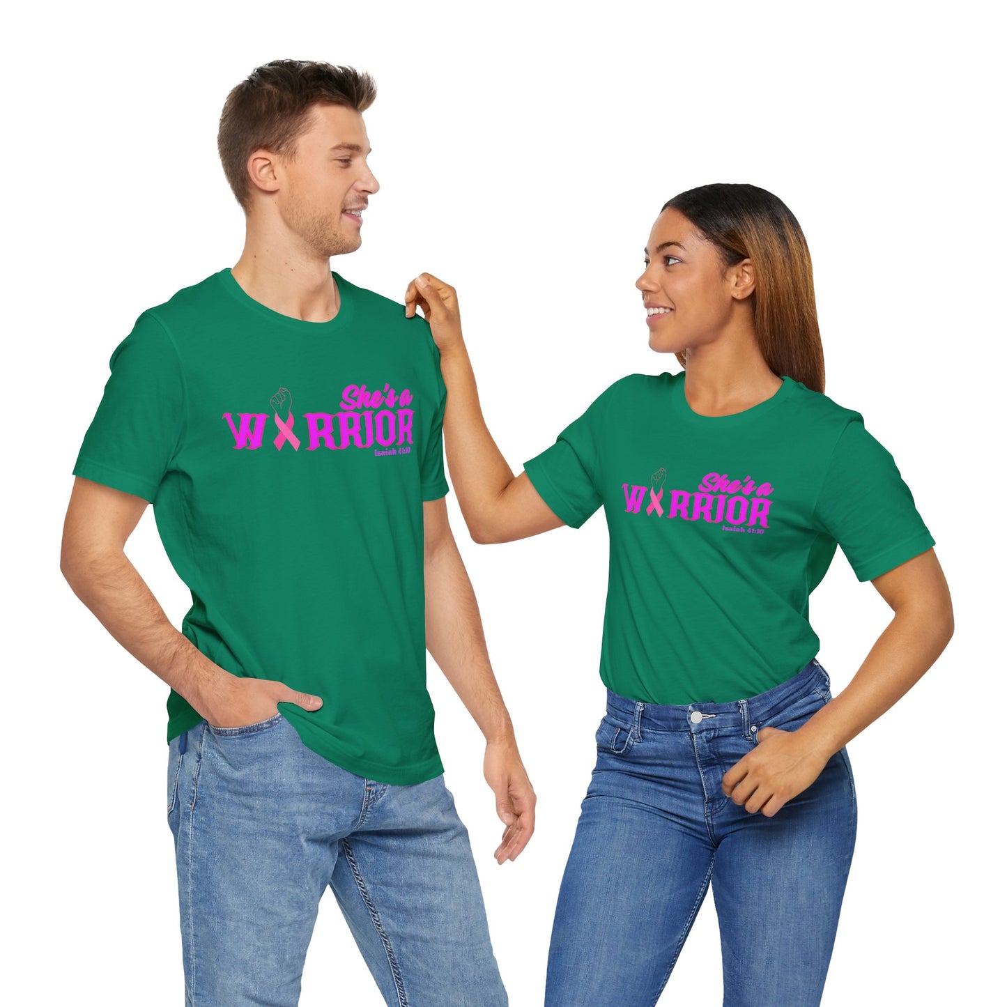 SHE'S A WARRIOR 2 - Unisex Jersey Short Sleeve Tee