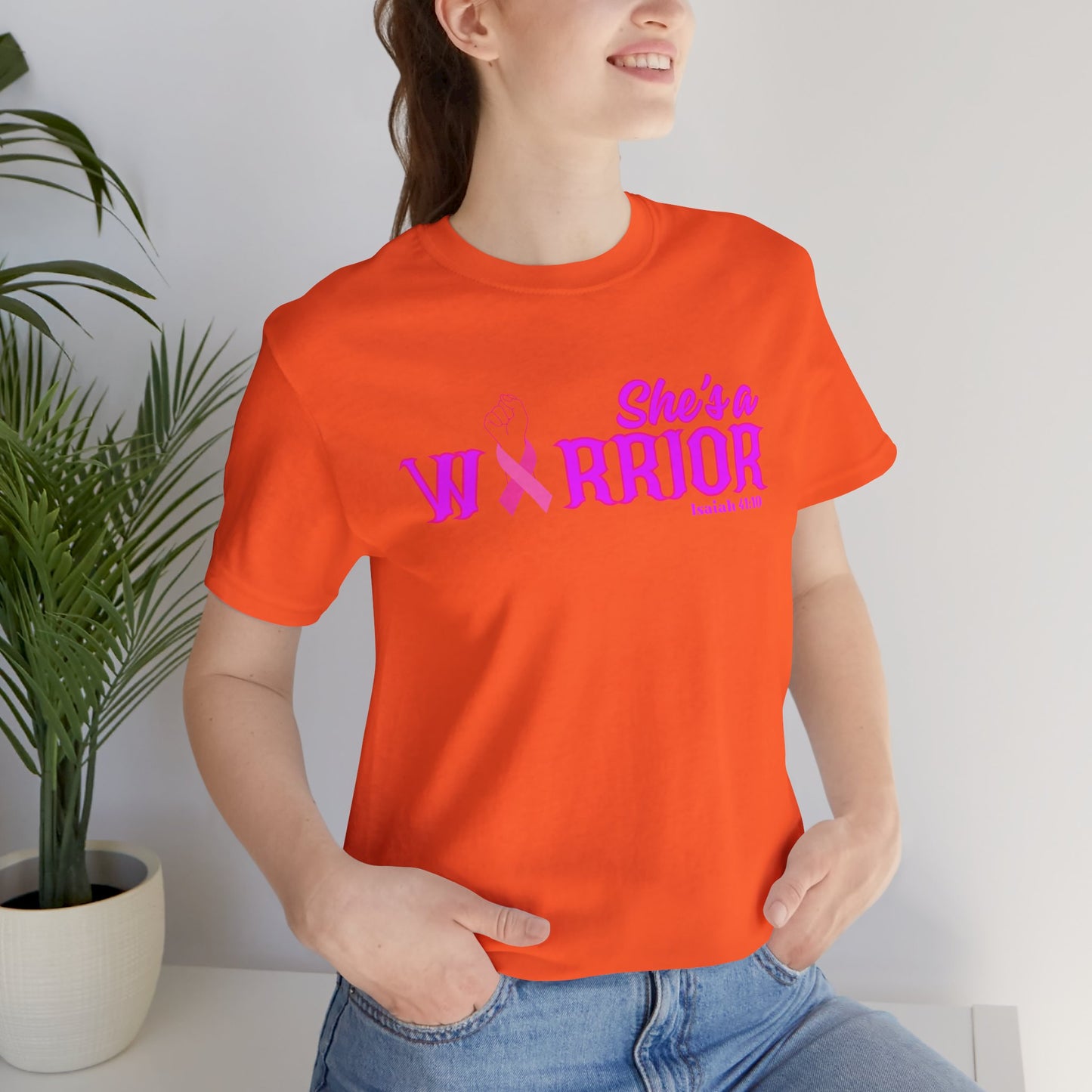 SHE'S A WARRIOR 2 - Unisex Jersey Short Sleeve Tee