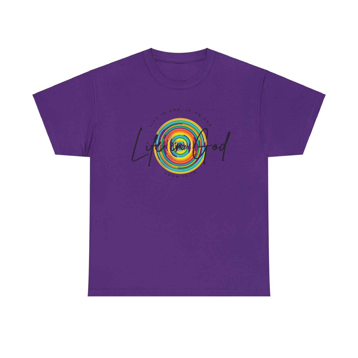 LIFE IN GOD 1 - Unisex Heavy Cotton Tee