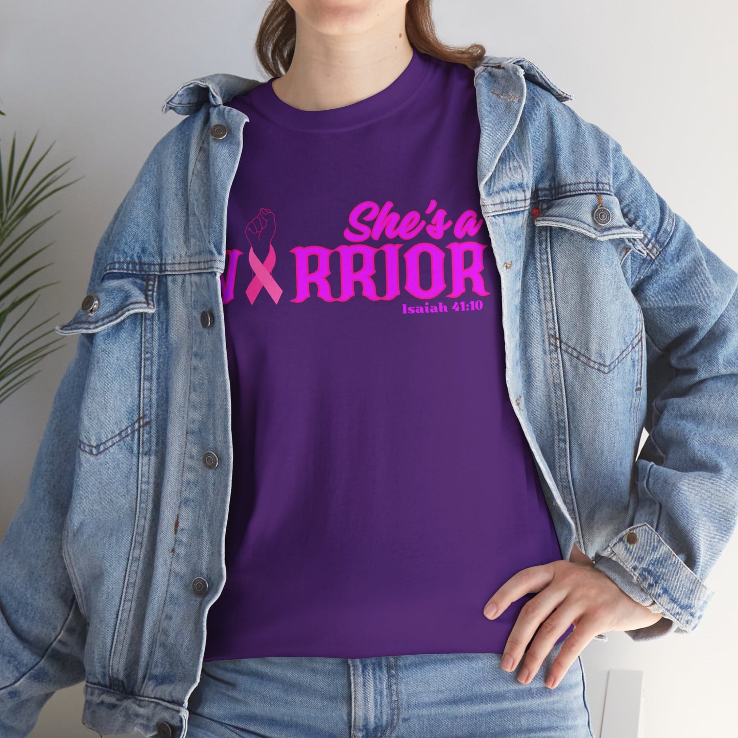 She's a Warrior 2 Heavy Cotton Tee