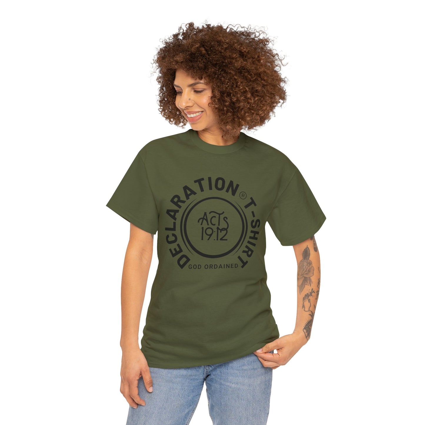 DECLARATION SHIRT - 4 Unisex Heavy Cotton Tee