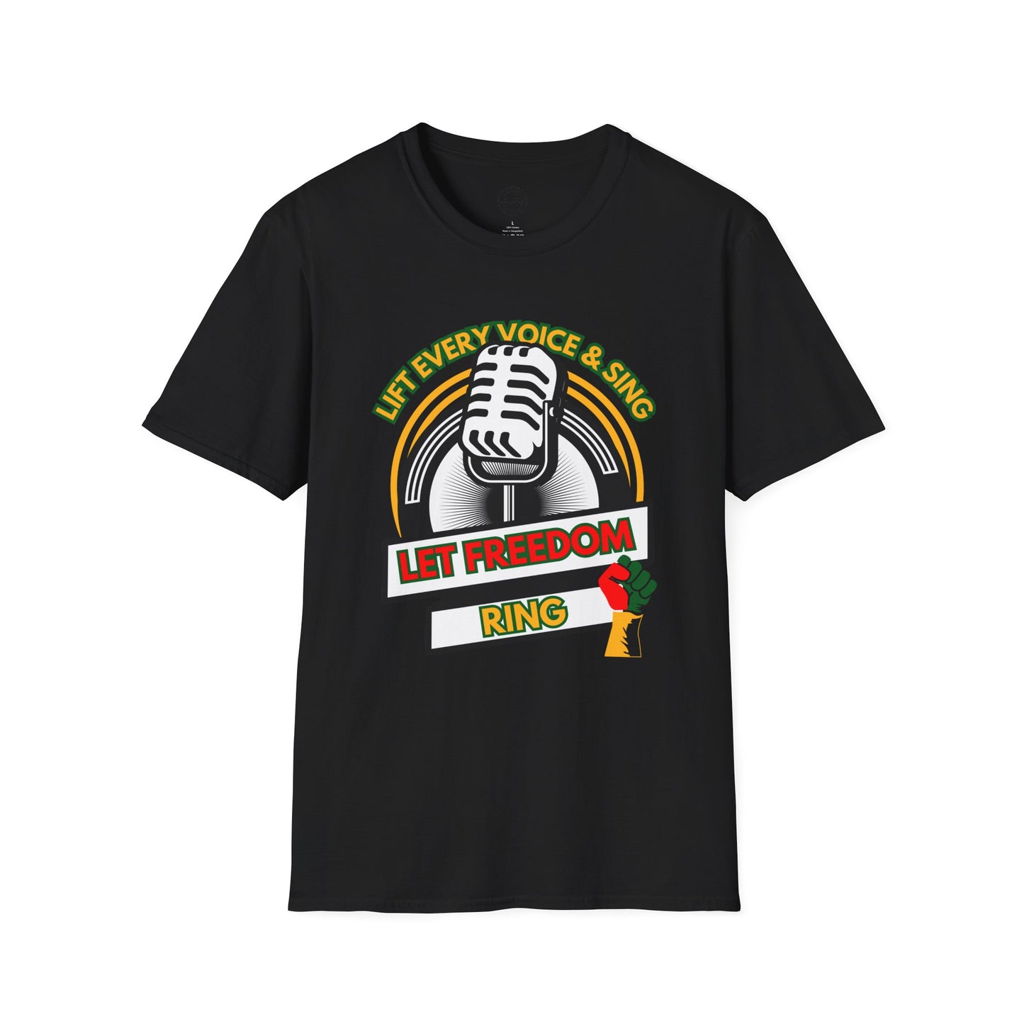 Black History T-Shirt lift Every Voice and Sing, Unisex Tee, African American Pride Shirt, Civil Rights Activism Top, Juneteenth Apparel