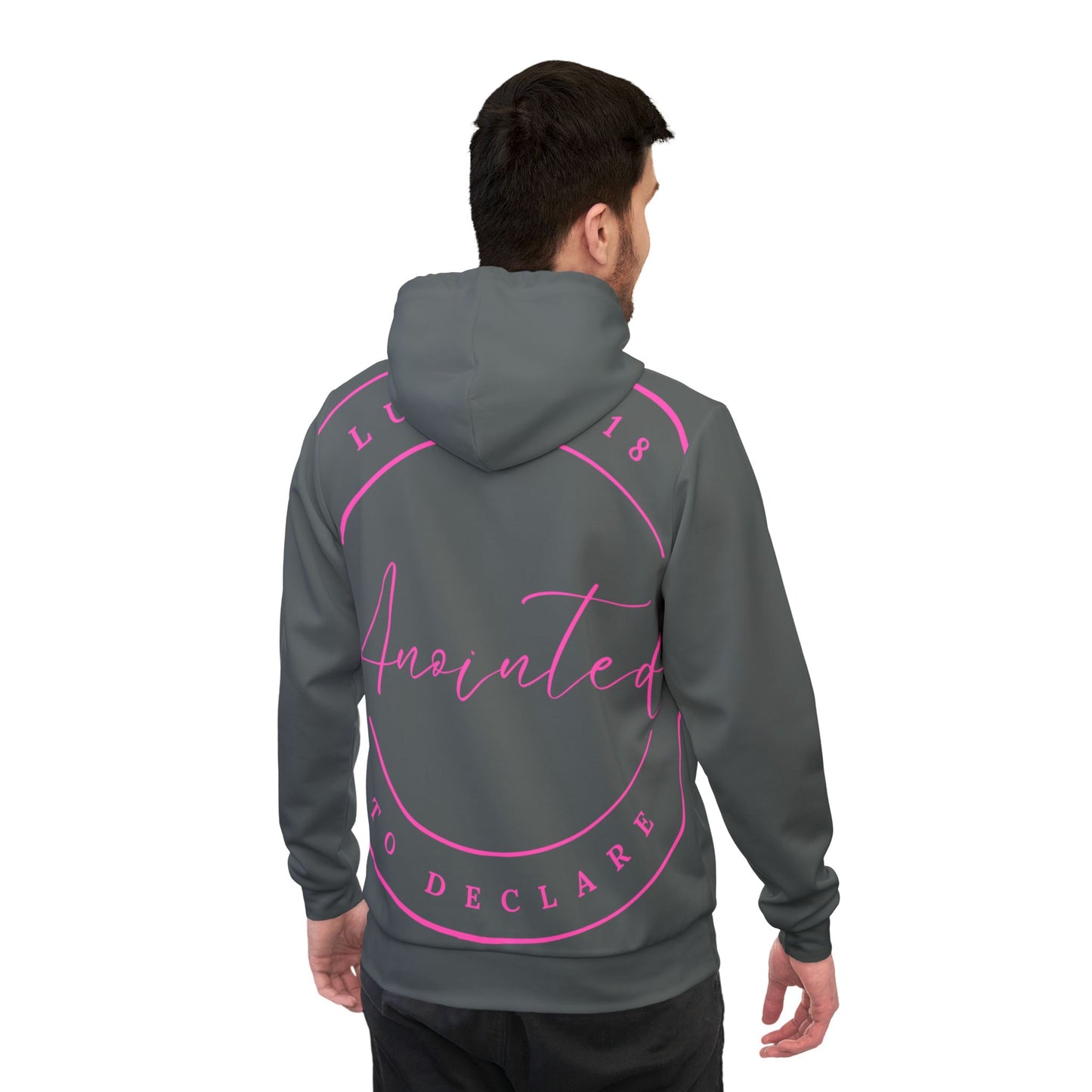 Anointed to Declare Athletic Hoodie - Christian Faith Inspirational Sweatshirt