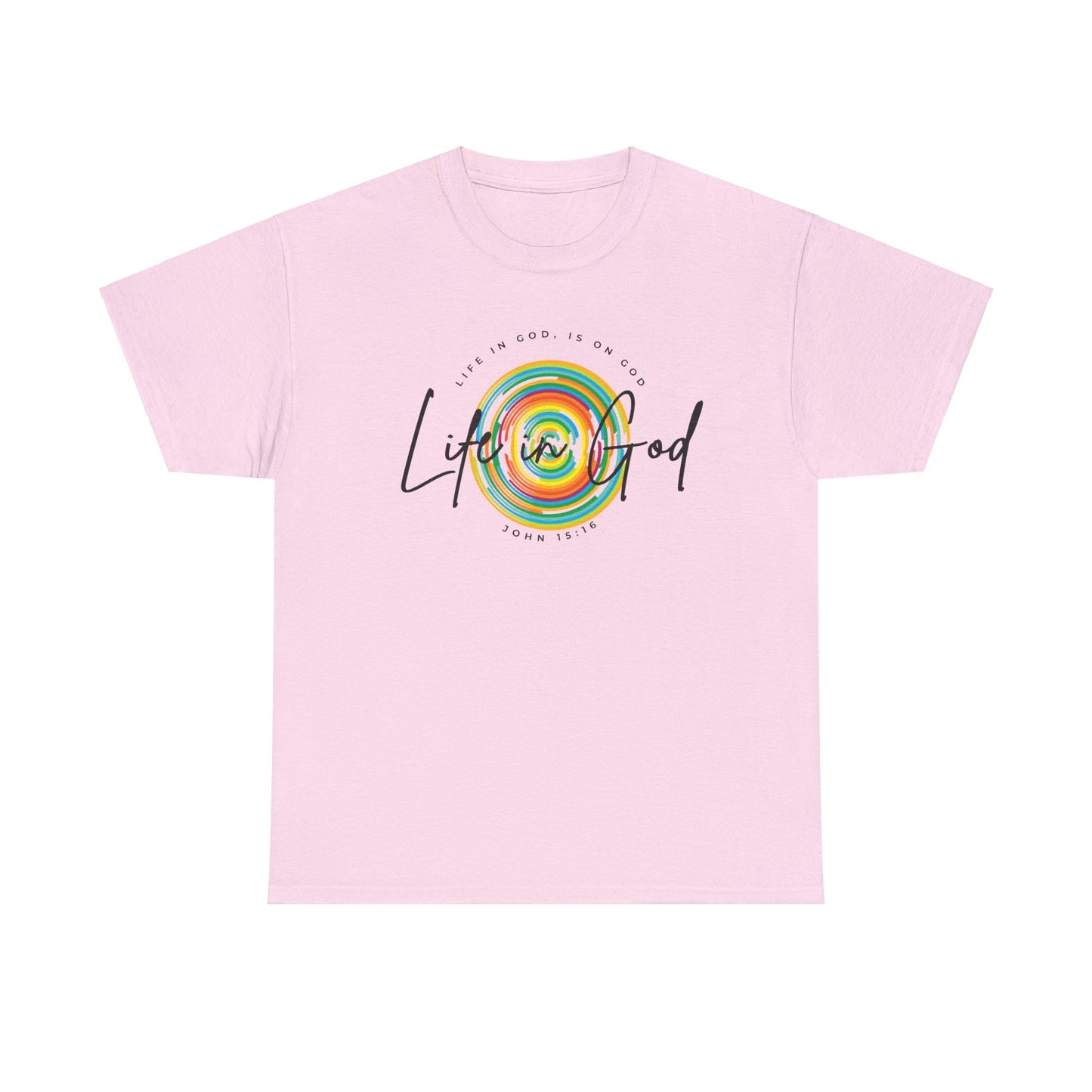LIFE IN GOD 1 - Unisex Heavy Cotton Tee