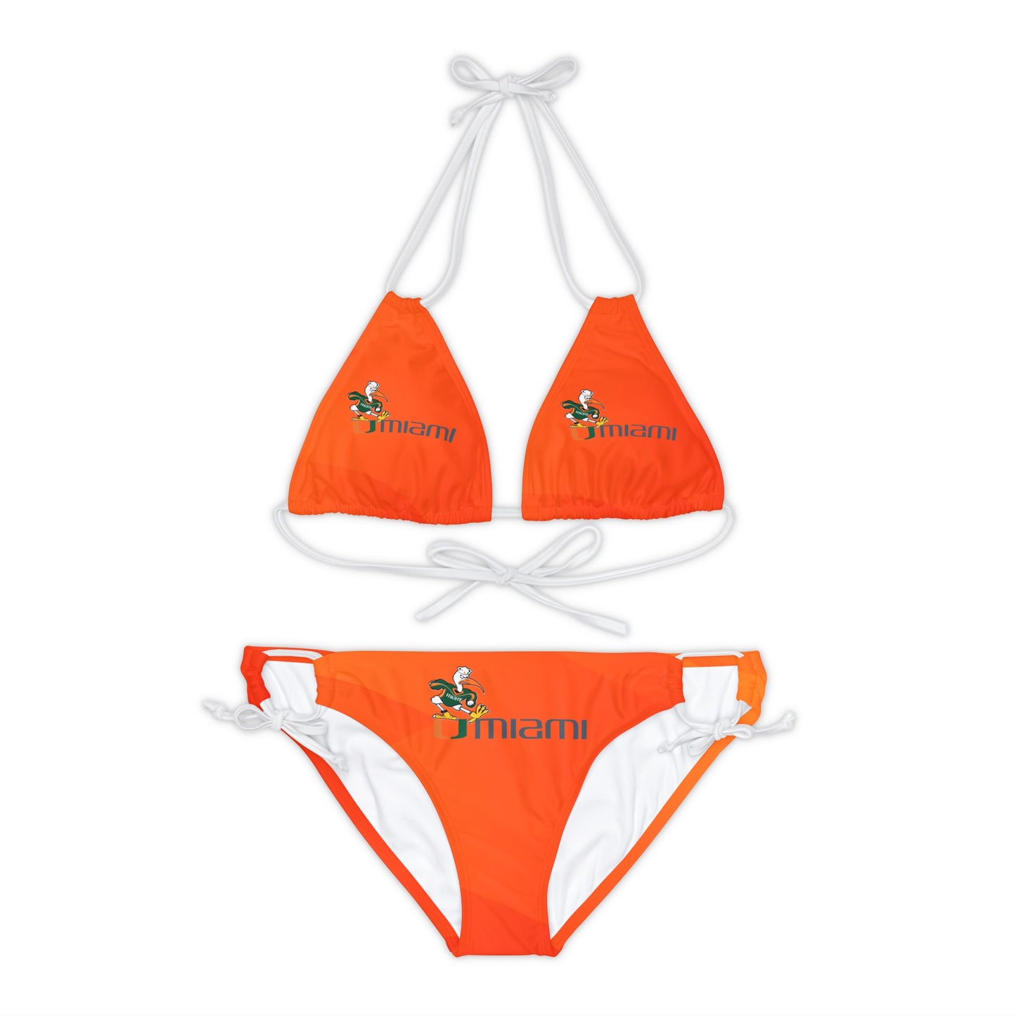 MIAMI HURRICANES Strappy Bikini Set