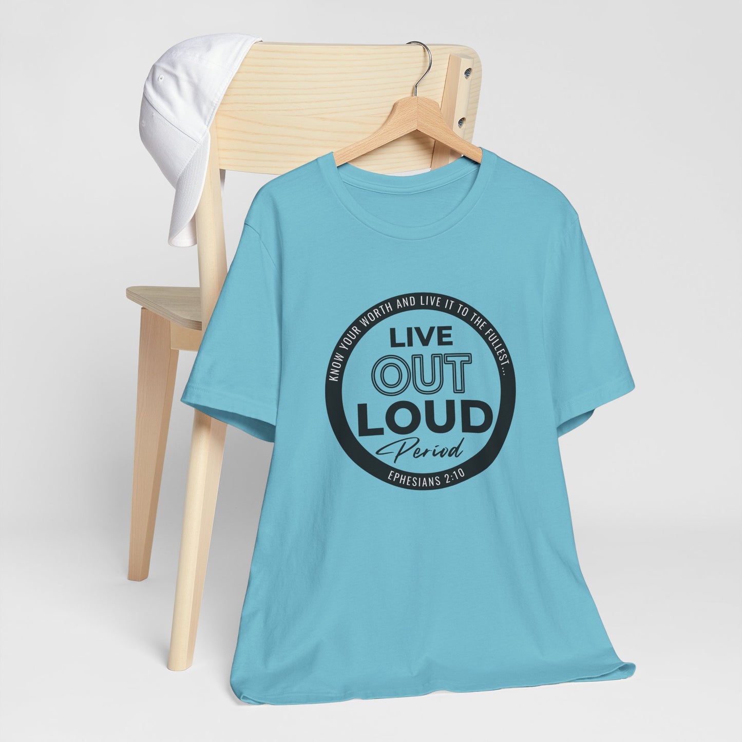 LIVE OUT LOUD 1 Unisex Jersey Short Sleeve Tee