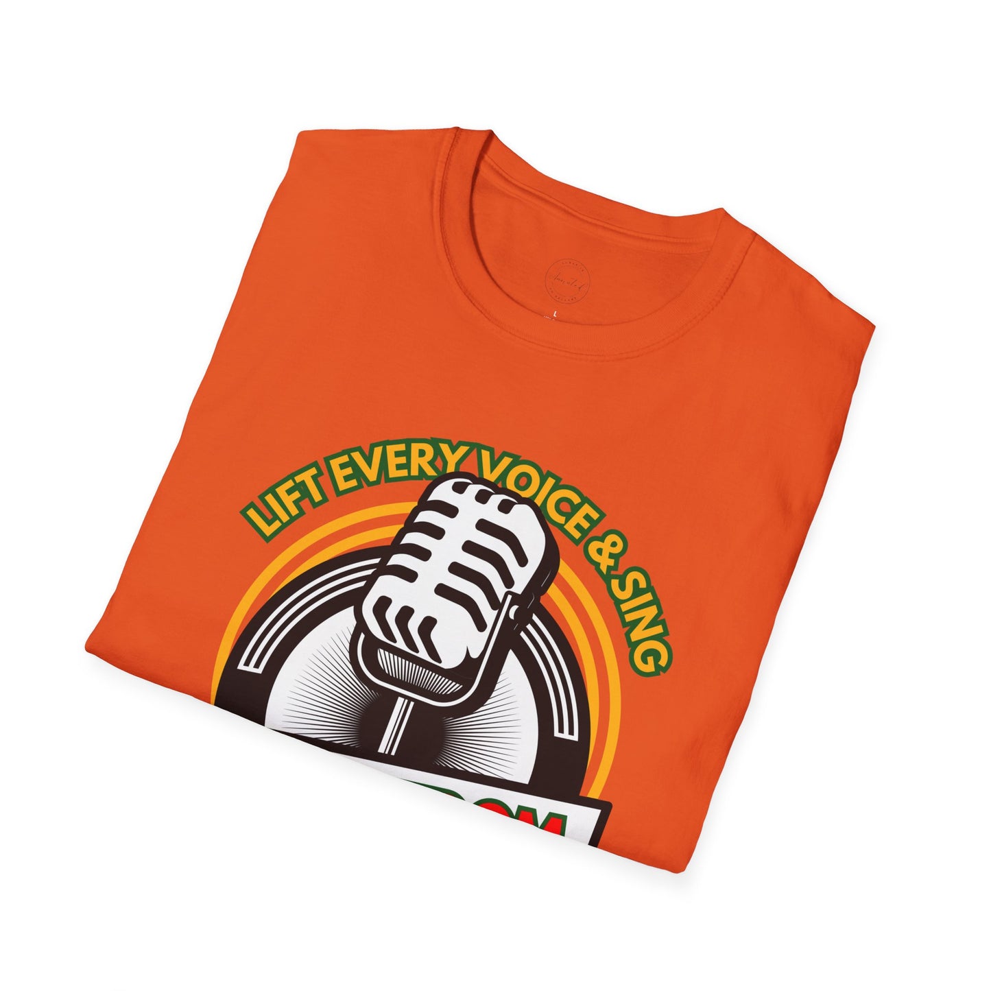 Black History T-Shirt lift Every Voice and Sing, Unisex Tee, African American Pride Shirt, Civil Rights Activism Top, Juneteenth Apparel