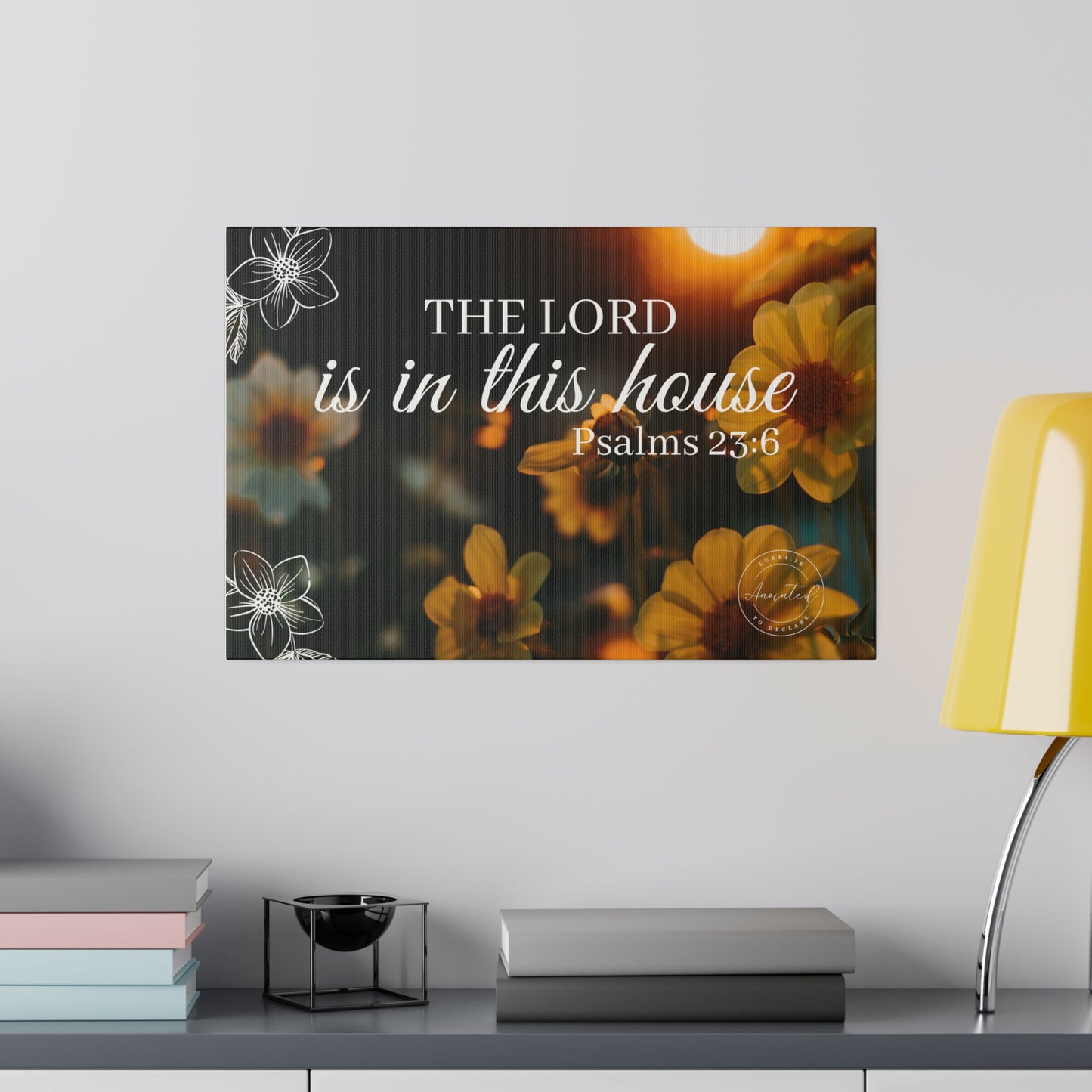 THE LORD IS IN THE HOUSE 1- Matte Canvas, Stretched, 0.75"
