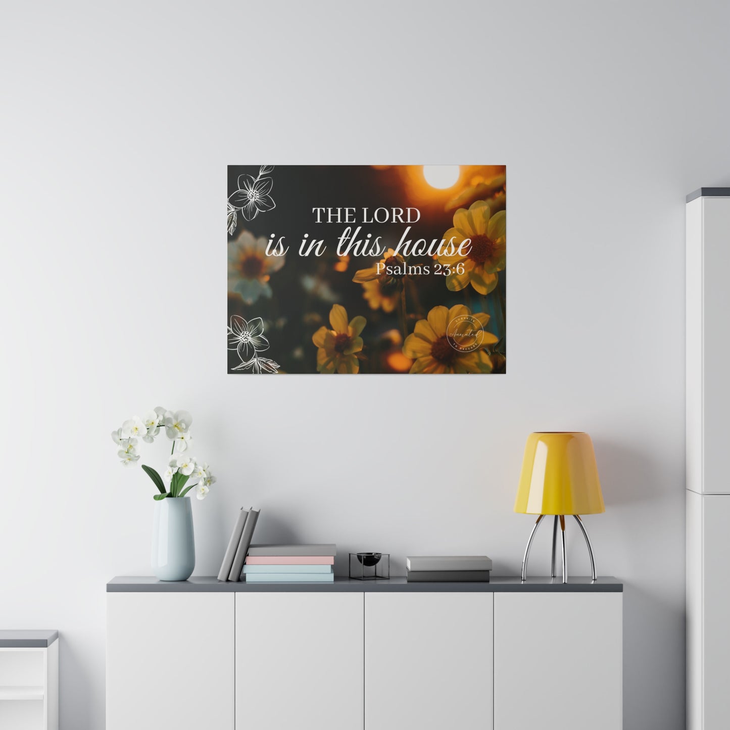 THE LORD IS IN THE HOUSE 1- Matte Canvas, Stretched, 0.75"
