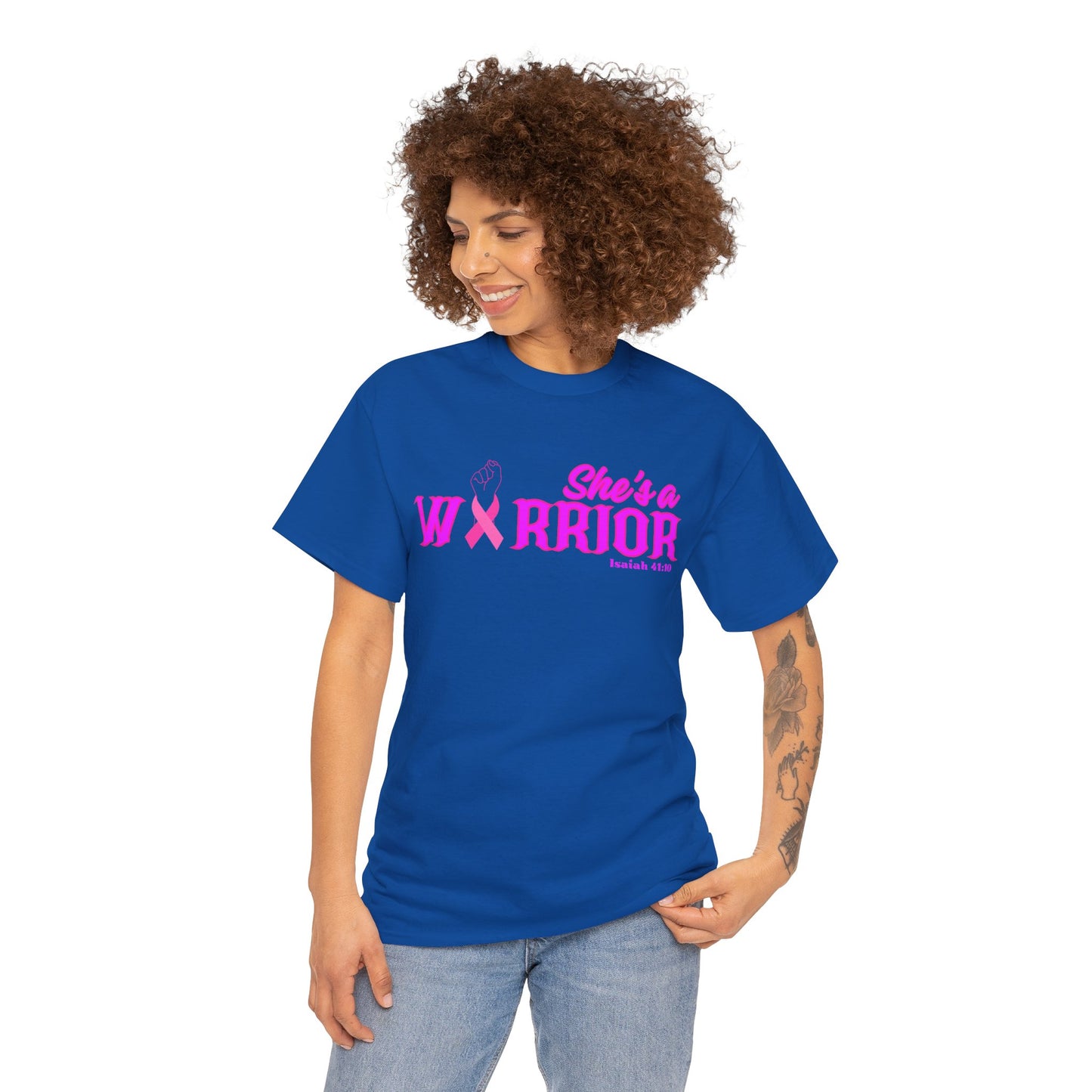 She's a Warrior 2 Heavy Cotton Tee