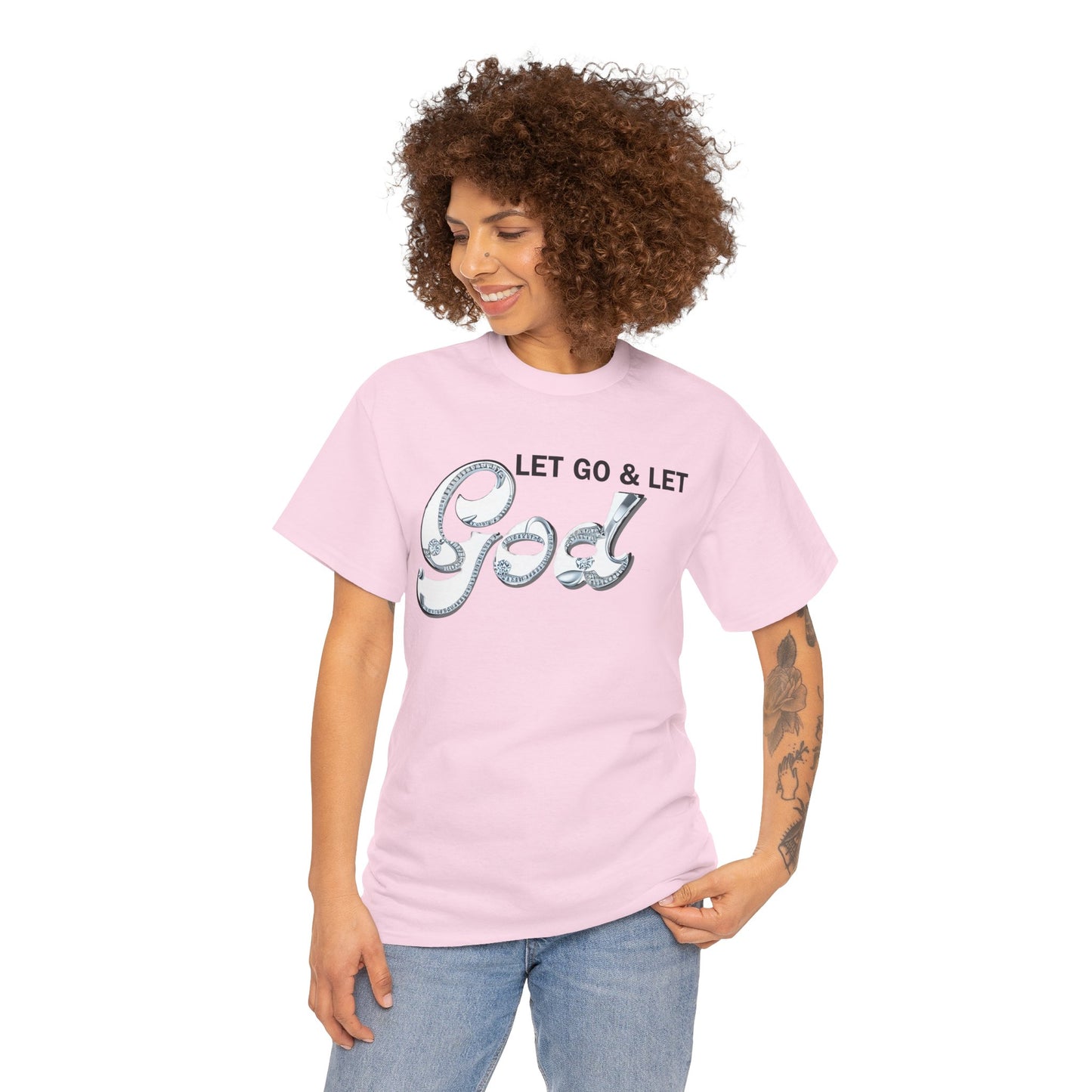 LET GO & LET GOD 2 - 5- Unisex Heavy Cotton Tee