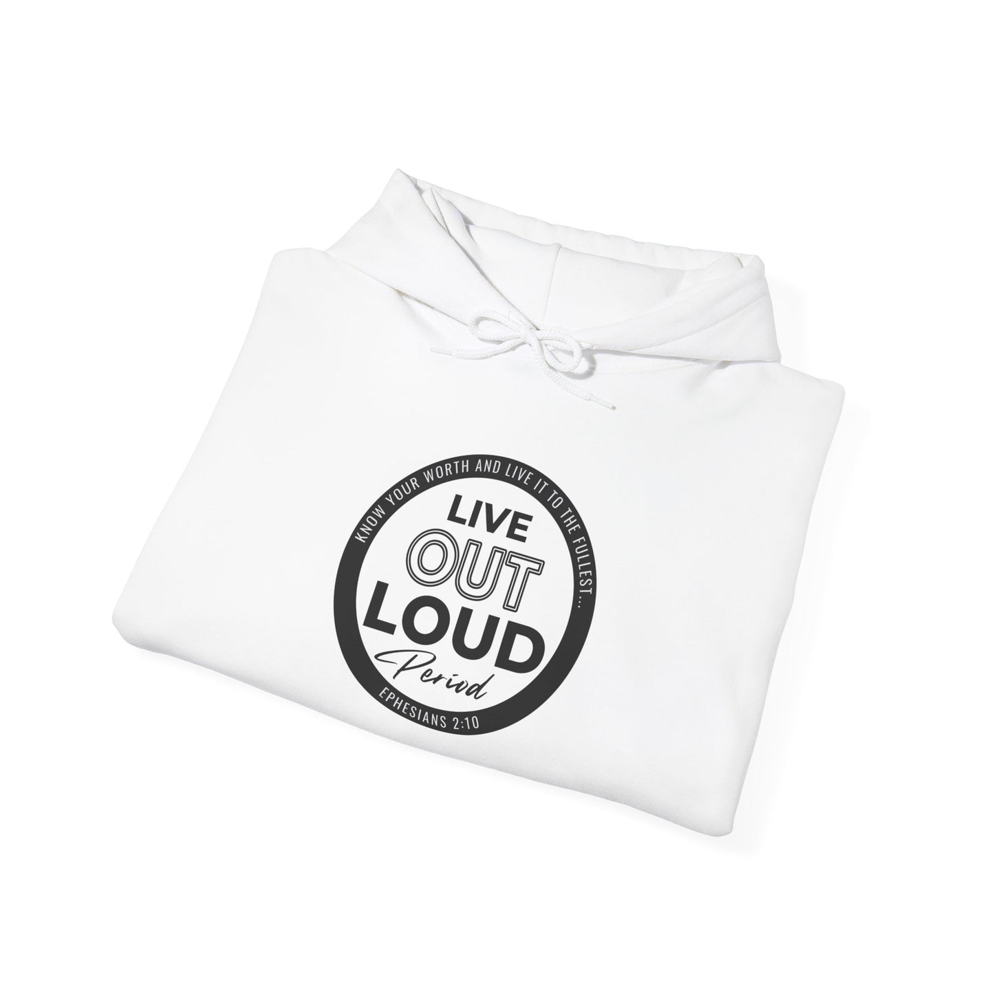 LIVE OUT LOUD 1 -Unisex Heavy Blend™ Hooded Sweatshirt