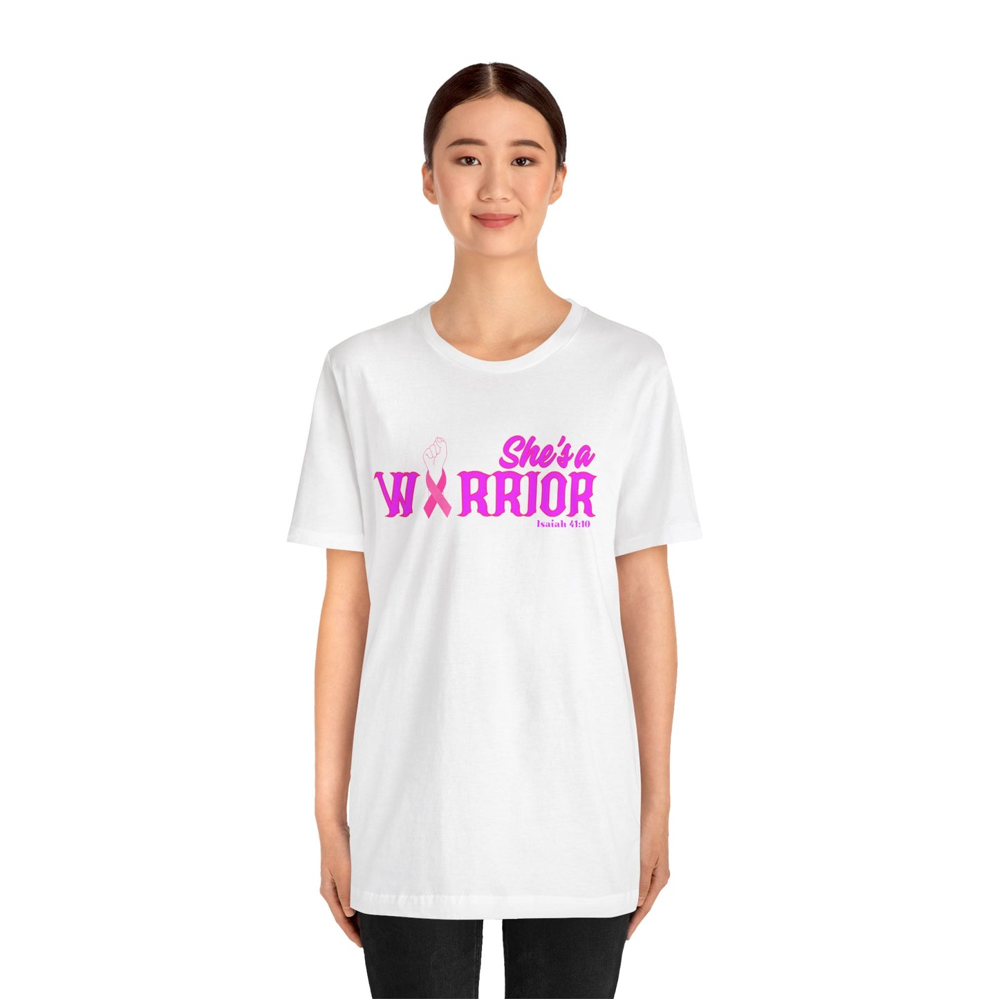 SHE'S A WARRIOR 2 - Unisex Jersey Short Sleeve Tee
