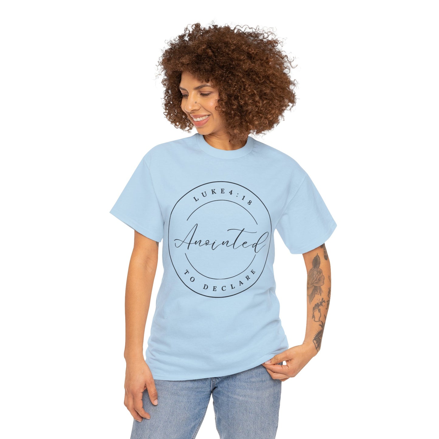 ANOINTED TO DECLARE 1 -Unisex Heavy Cotton Tee