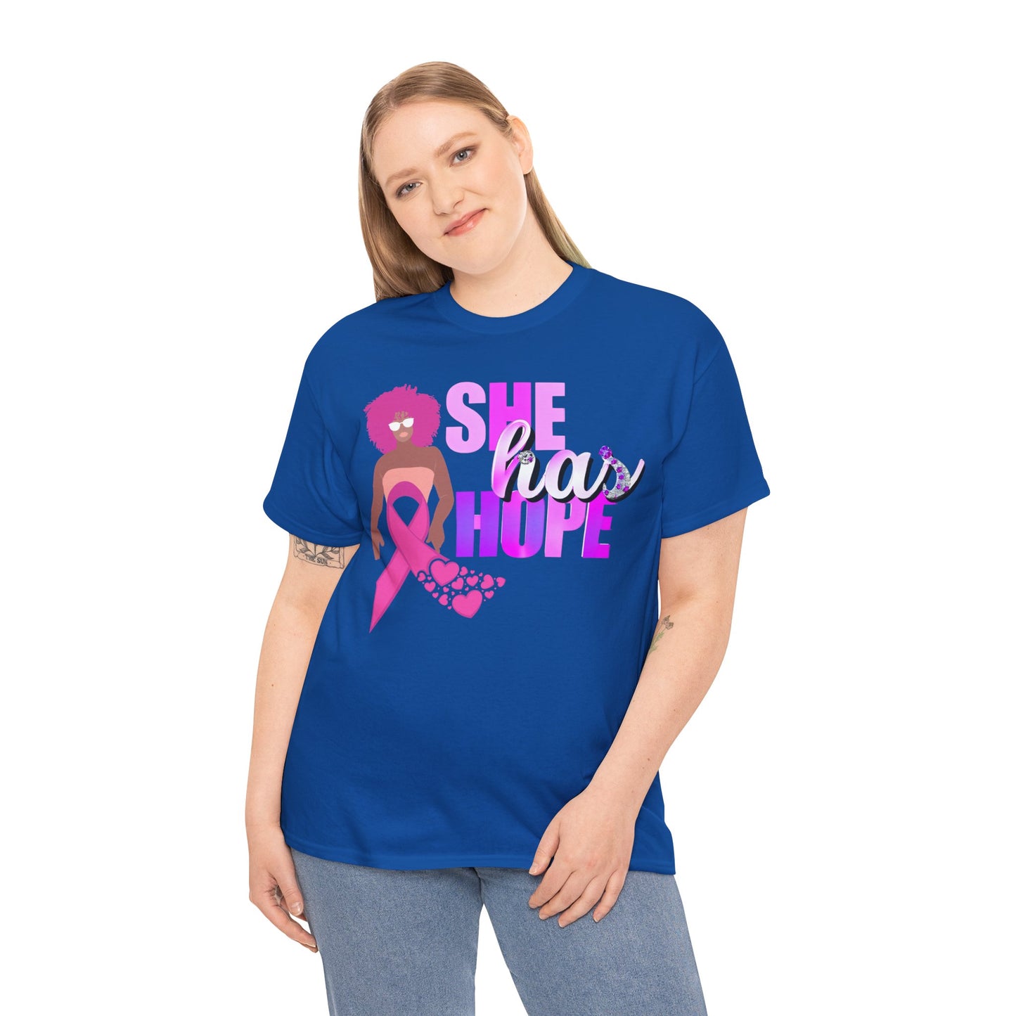 SHE HAS HOPE 3 -Heavy Cotton Tee