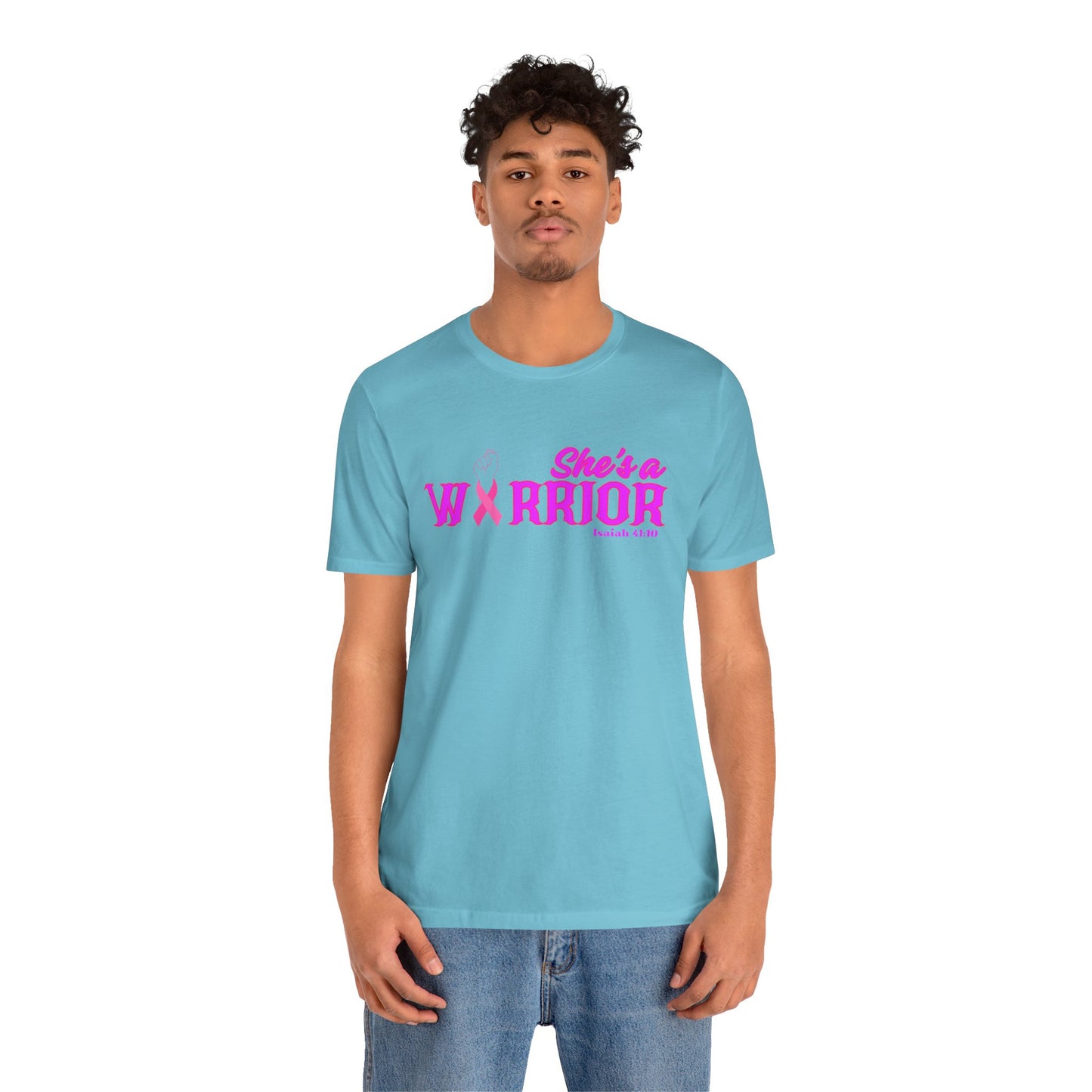 SHE'S A WARRIOR 2 - Unisex Jersey Short Sleeve Tee
