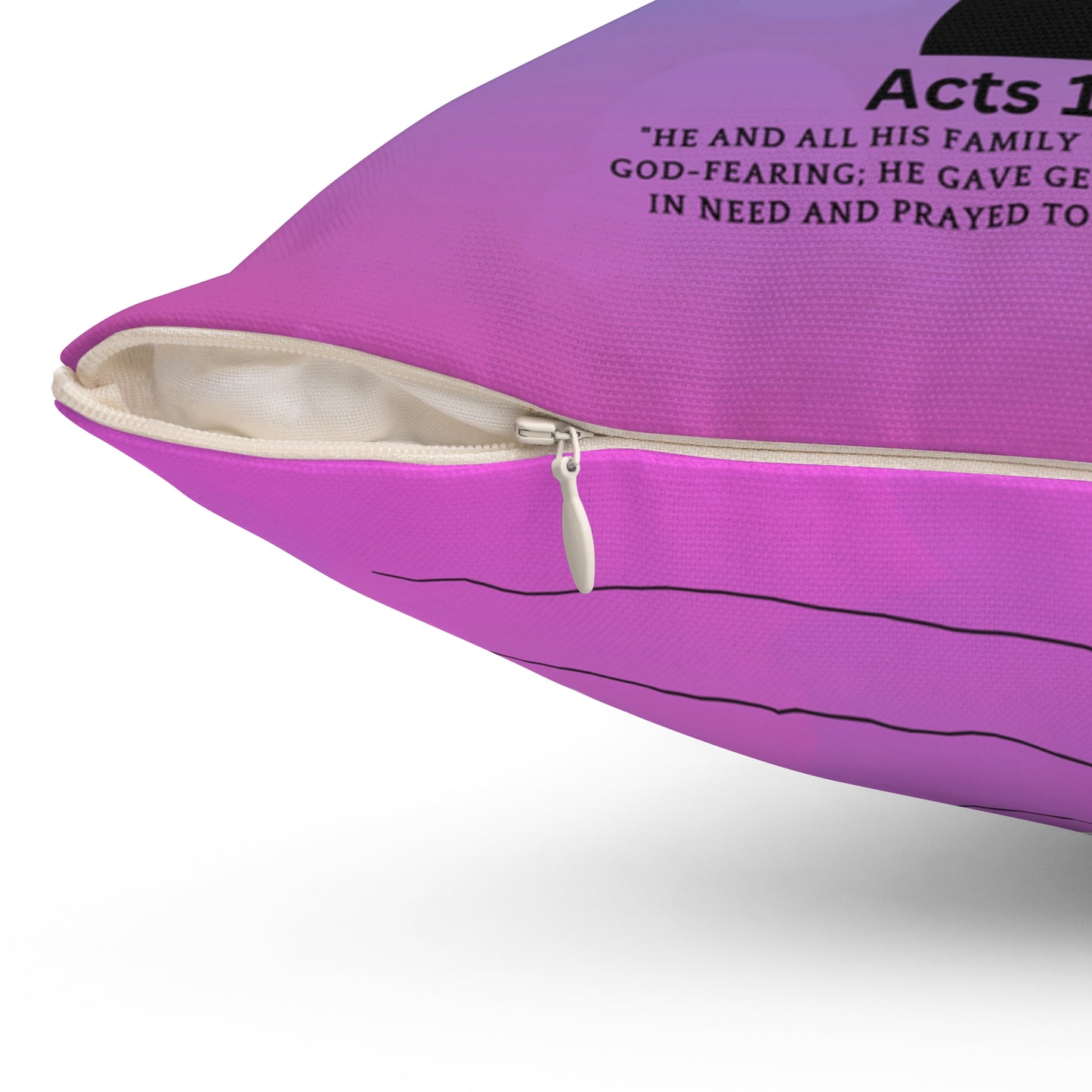 FAMILY ACTS 10:2 PRAYER PILLOW - 6