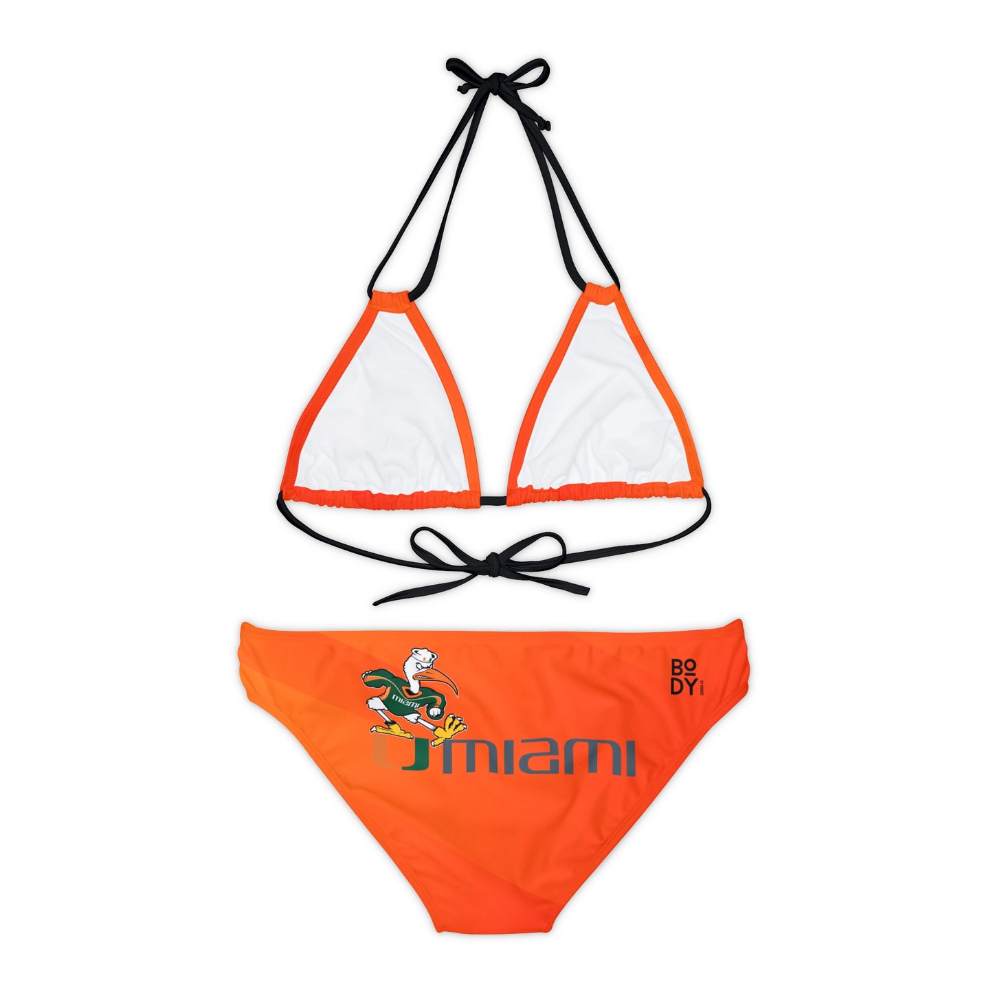 MIAMI HURRICANES Strappy Bikini Set