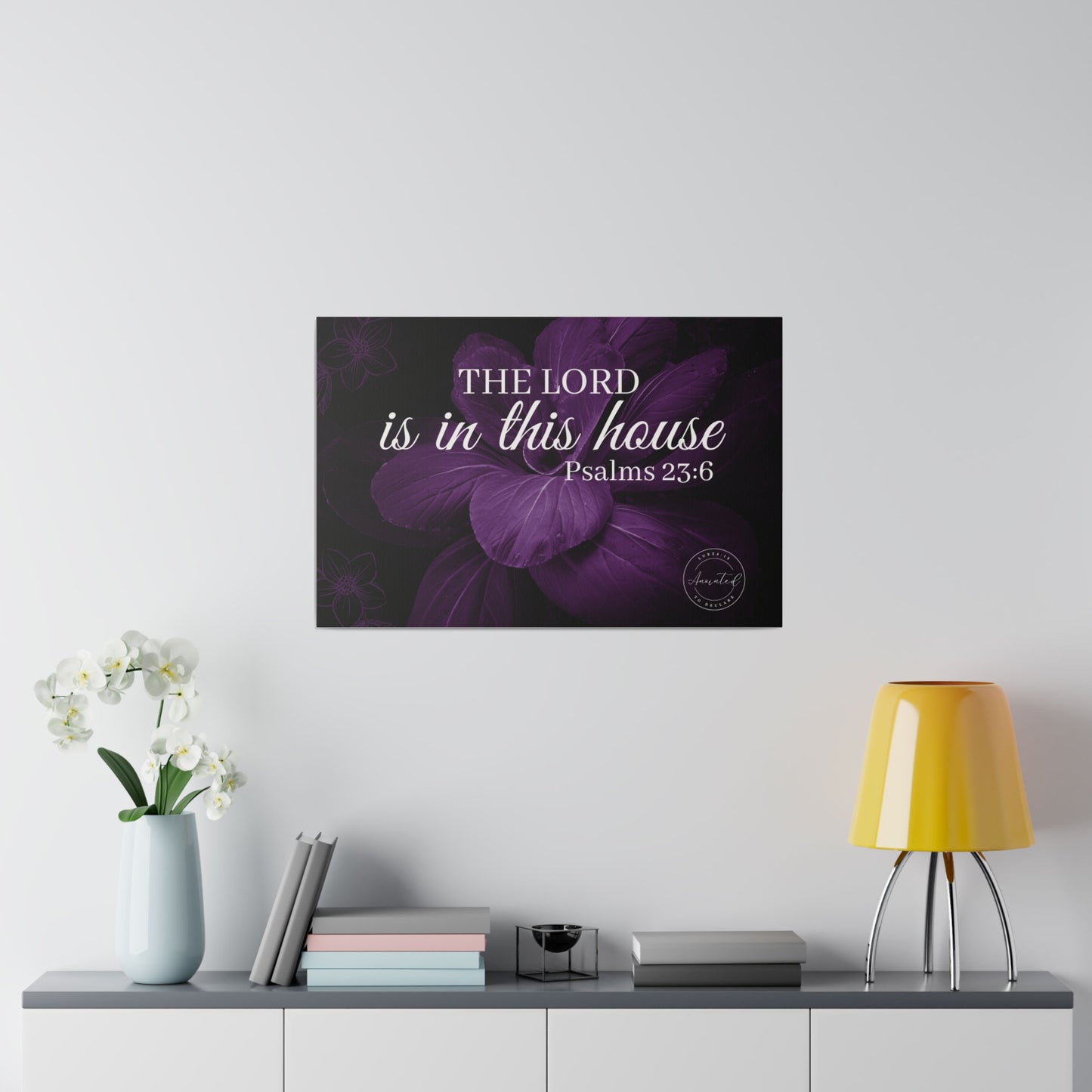 THE LORD IS IN THIS HOUSE 2 -Matte Canvas, Stretched, 0.75"
