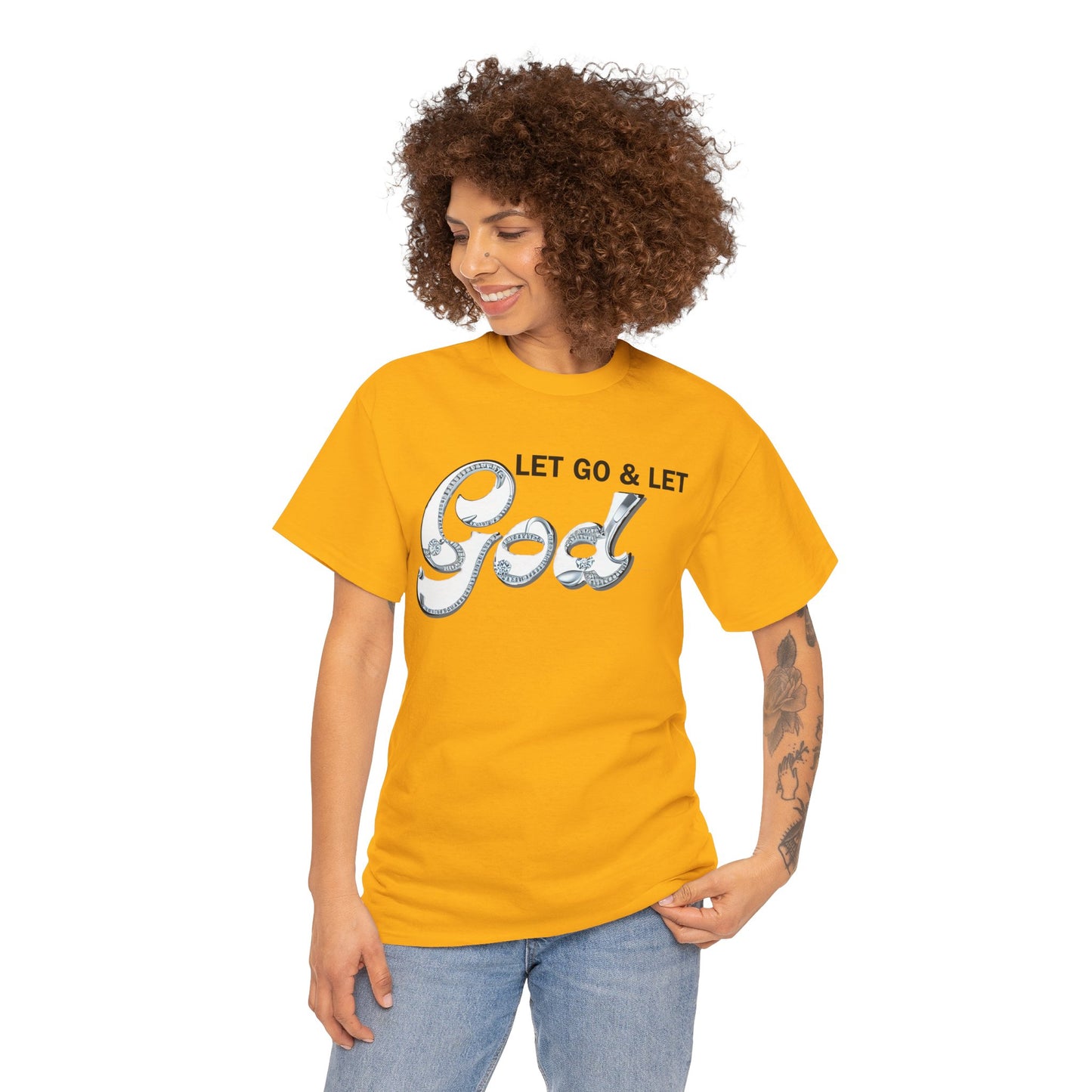 LET GO & LET GOD 2 - 5- Unisex Heavy Cotton Tee