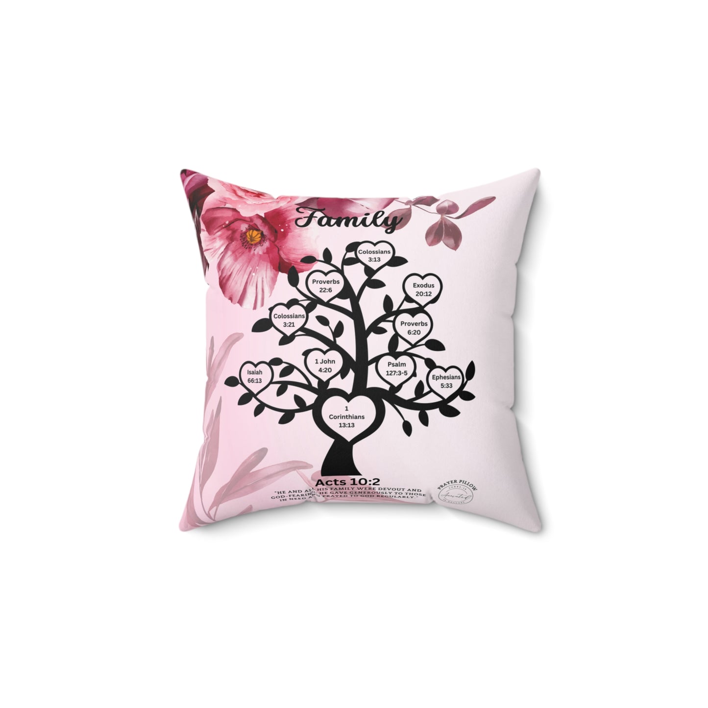 FAMILY ACTS 10:2 PRAYER PILLOW -1