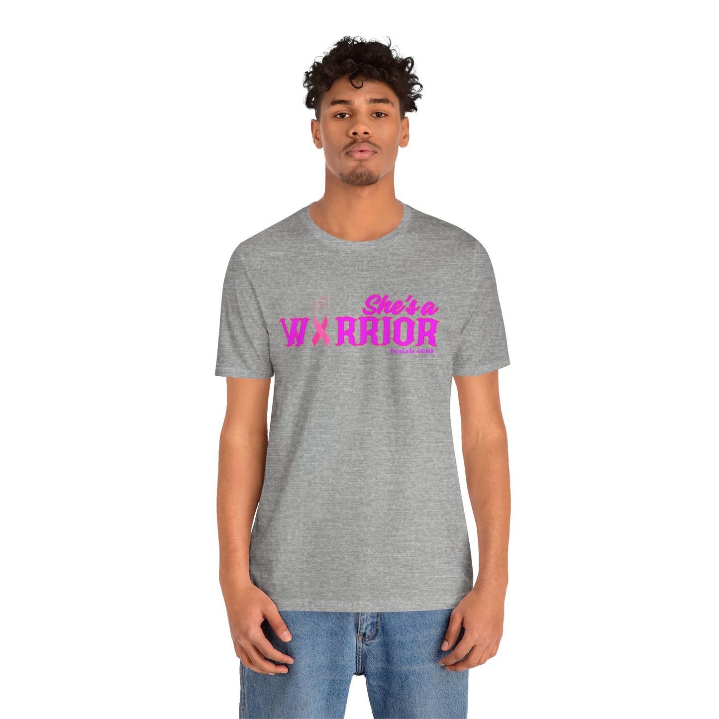 SHE'S A WARRIOR 2 - Unisex Jersey Short Sleeve Tee