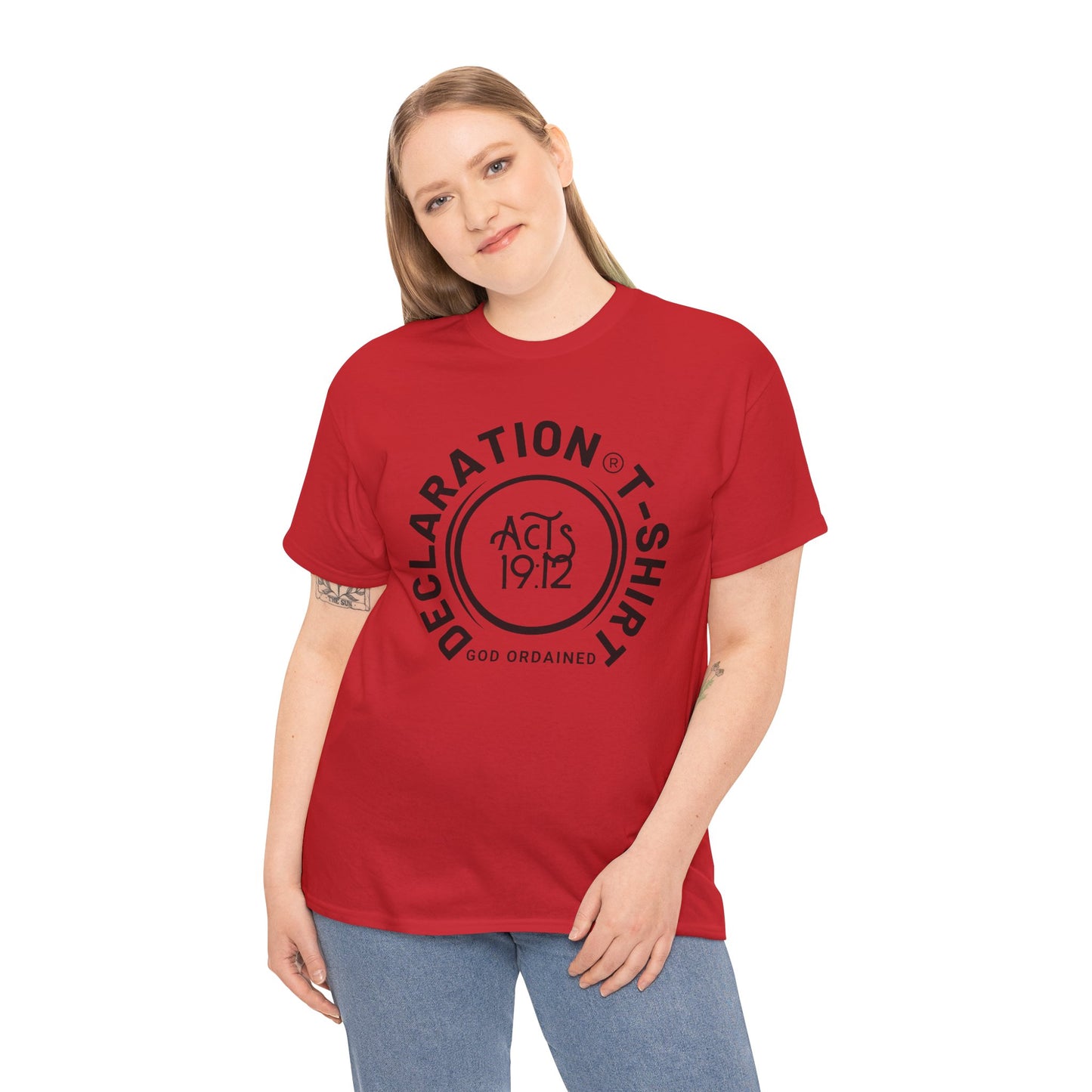 DECLARATION SHIRT - 4 Unisex Heavy Cotton Tee
