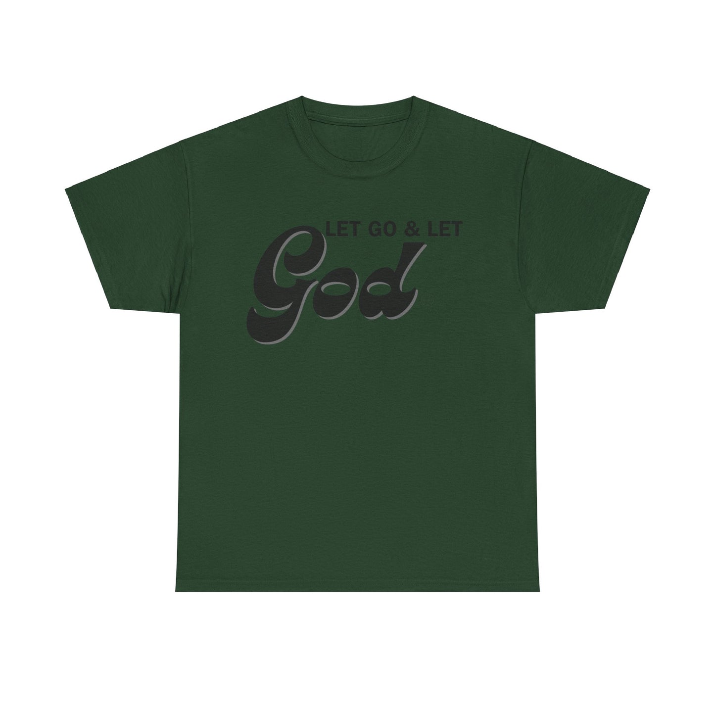 LET GO & LET GOD - 1- Unisex Heavy Cotton Tee