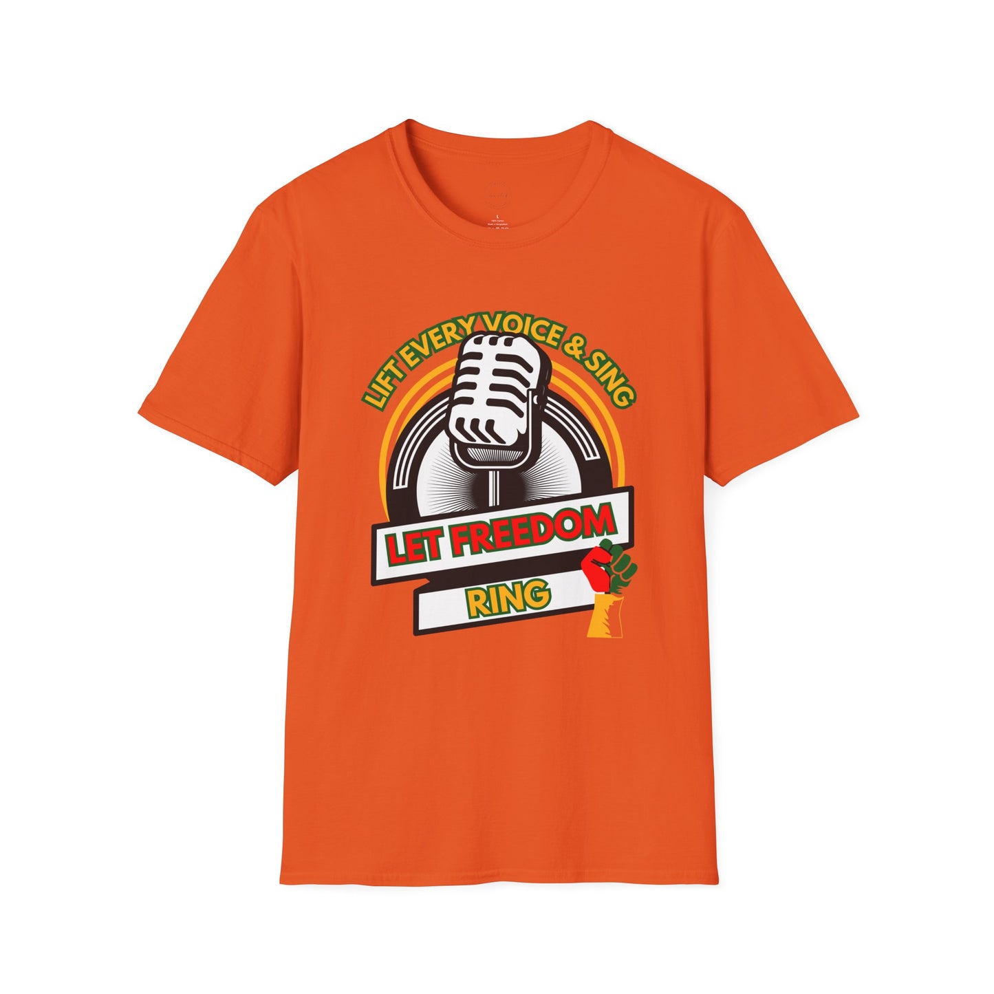 Black History T-Shirt lift Every Voice and Sing, Unisex Tee, African American Pride Shirt, Civil Rights Activism Top, Juneteenth Apparel