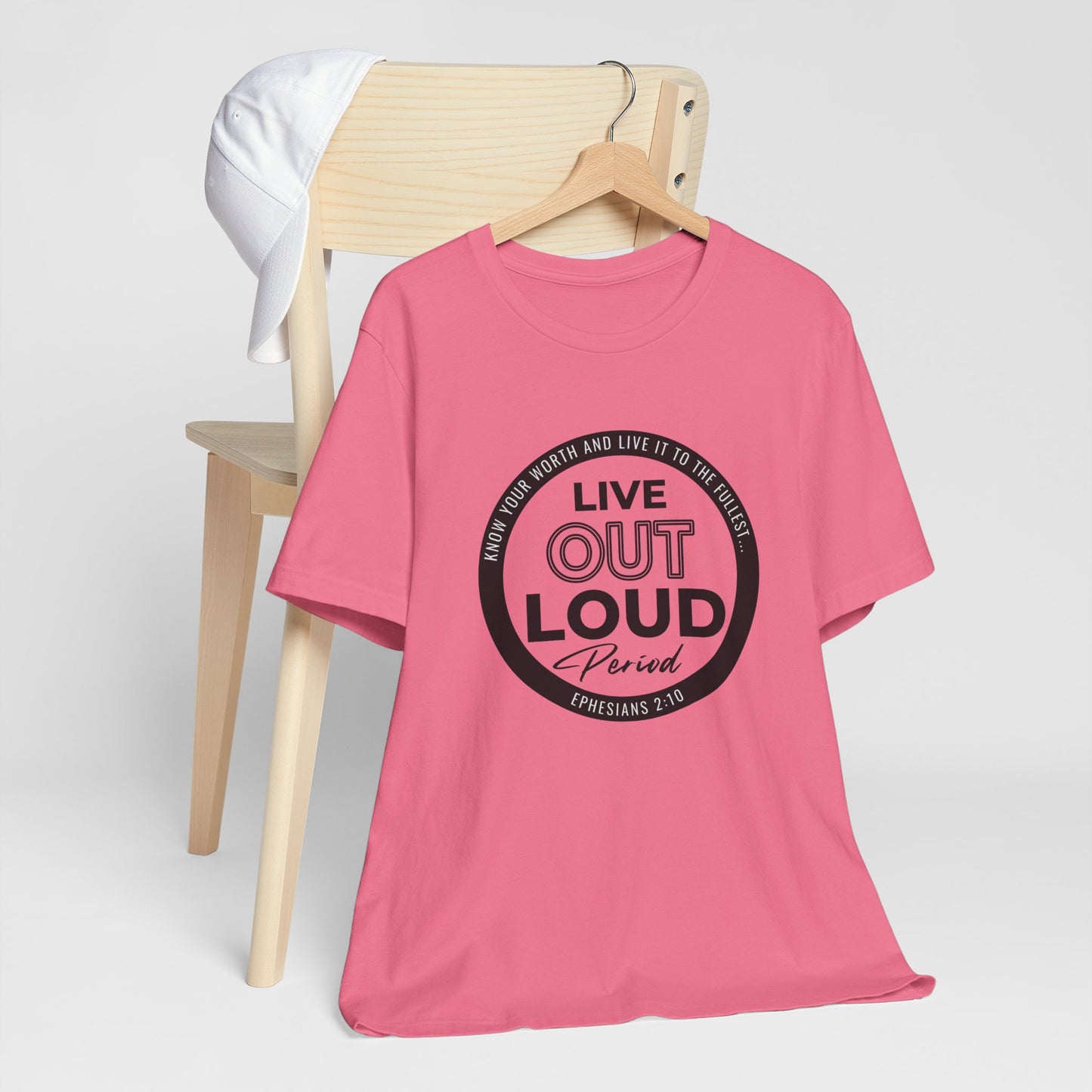 LIVE OUT LOUD 1 Unisex Jersey Short Sleeve Tee