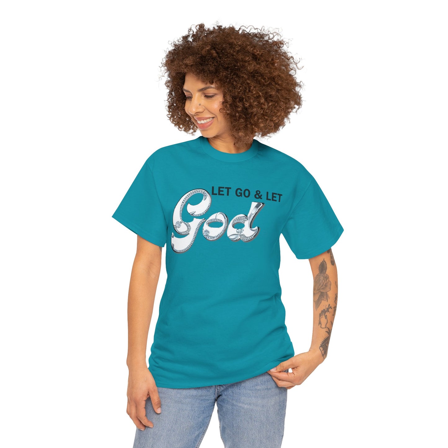 LET GO & LET GOD 2 - 5- Unisex Heavy Cotton Tee
