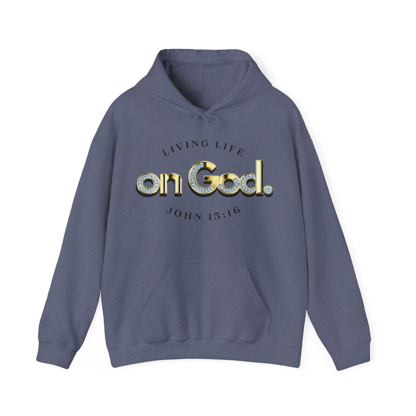 My Life on God 3- Unisex Heavy Blend™ Hooded Sweatshirt