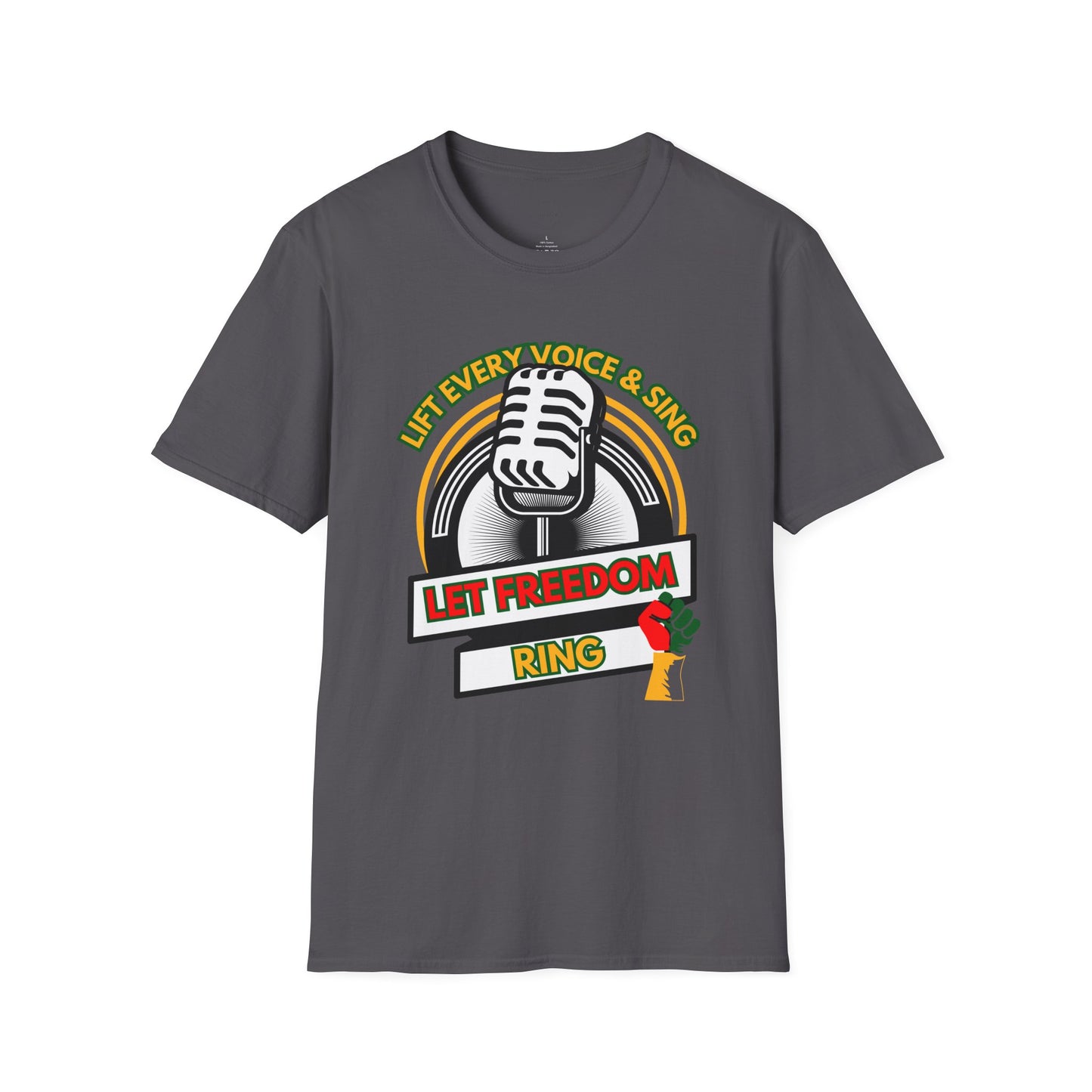 Black History T-Shirt lift Every Voice and Sing, Unisex Tee, African American Pride Shirt, Civil Rights Activism Top, Juneteenth Apparel