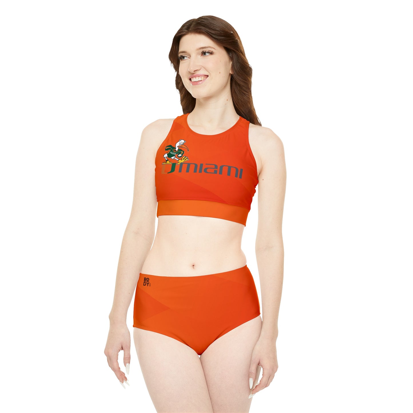 MIAMI HURRICANES Sporty Bikini Set