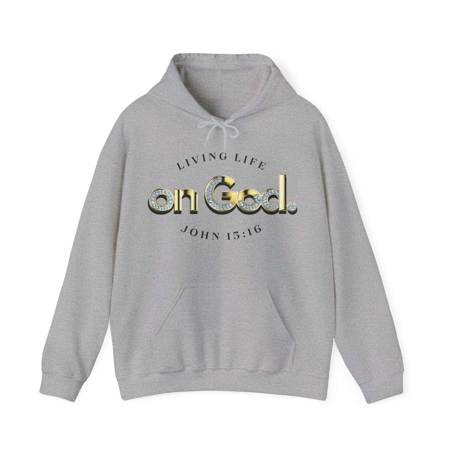 My Life on God 3- Unisex Heavy Blend™ Hooded Sweatshirt