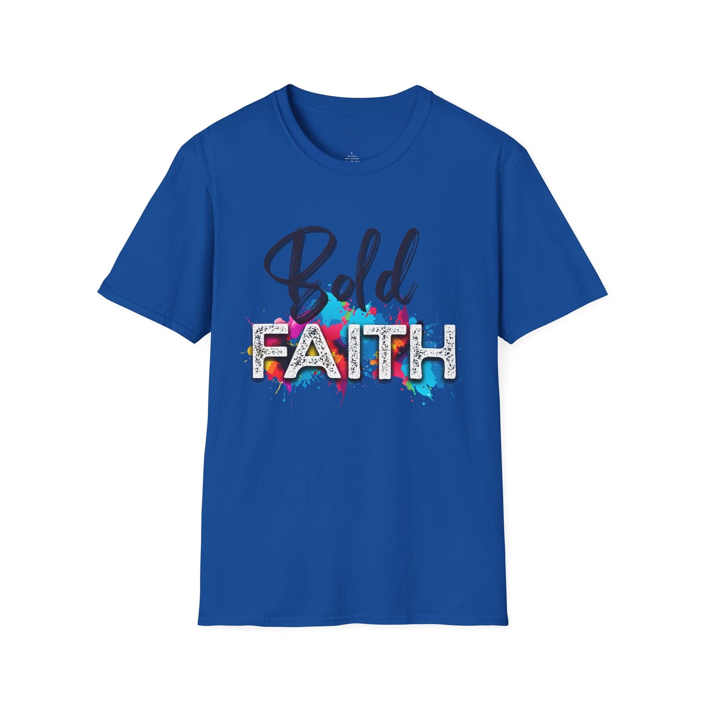 Bold Faith Unisex T-Shirt, Religious Graphic Tee, Inspirational Shirt, Christian Gift, Believe Top