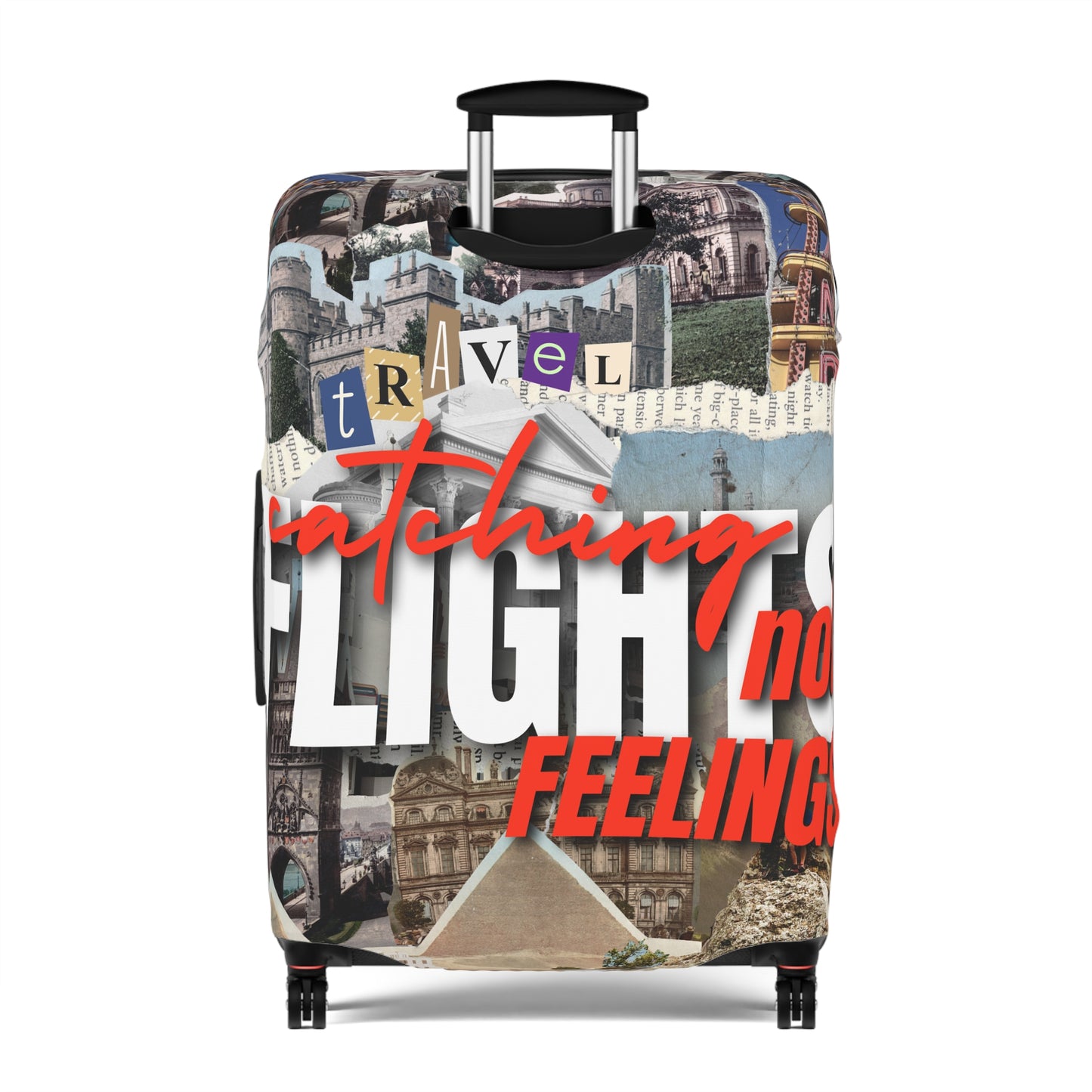 Travel Luggage Cover - Stylist Catching Flights not Feelings
