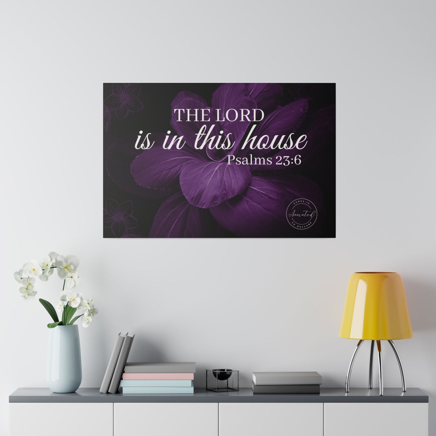 THE LORD IS IN THIS HOUSE 2 -Matte Canvas, Stretched, 0.75"