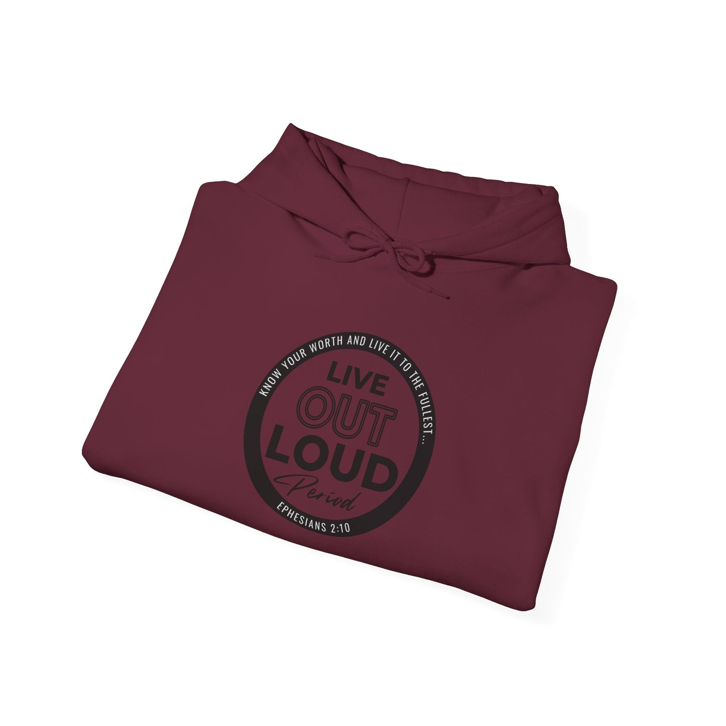 LIVE OUT LOUD 1 -Unisex Heavy Blend™ Hooded Sweatshirt