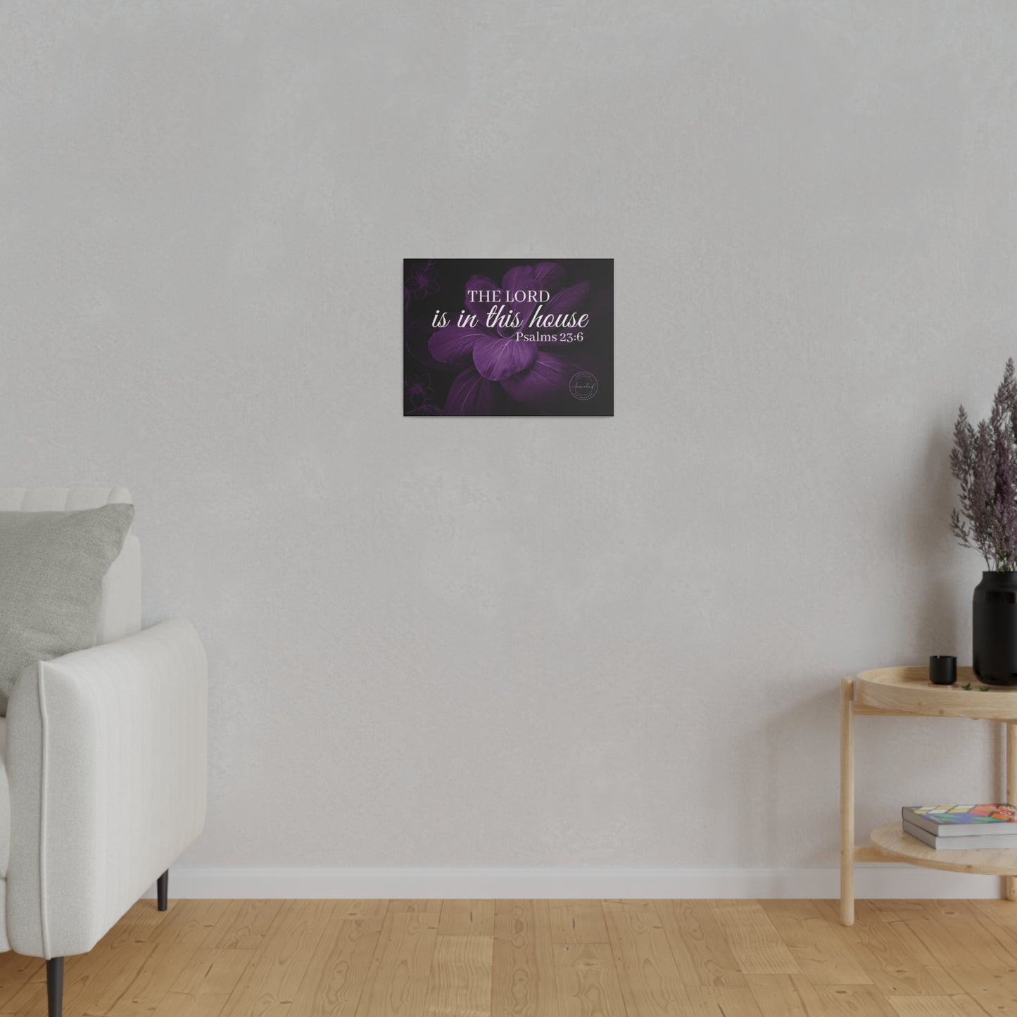 THE LORD IS IN THIS HOUSE 2 -Matte Canvas, Stretched, 0.75"