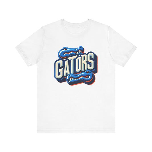 Gators Fan T-Shirt - Unisex Jersey Tee, UF Football Shirt, College Sports Tee, Game Day Apparel, Florida Gators Shirt