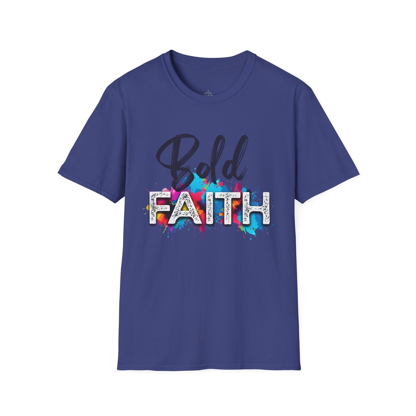 Bold Faith Unisex T-Shirt, Religious Graphic Tee, Inspirational Shirt, Christian Gift, Believe Top