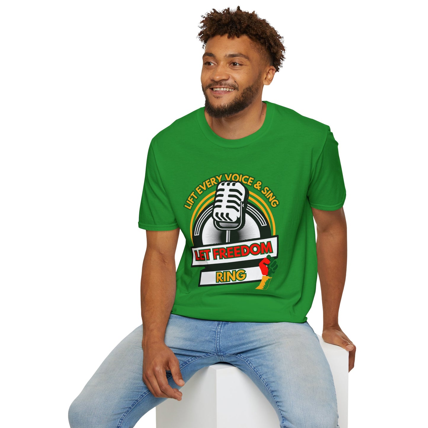 Black History T-Shirt lift Every Voice and Sing, Unisex Tee, African American Pride Shirt, Civil Rights Activism Top, Juneteenth Apparel