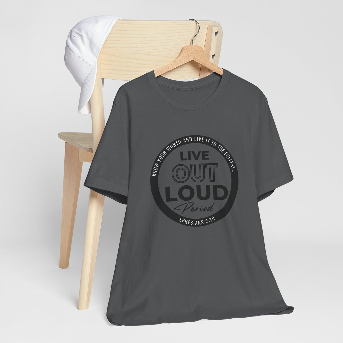 LIVE OUT LOUD 1 Unisex Jersey Short Sleeve Tee