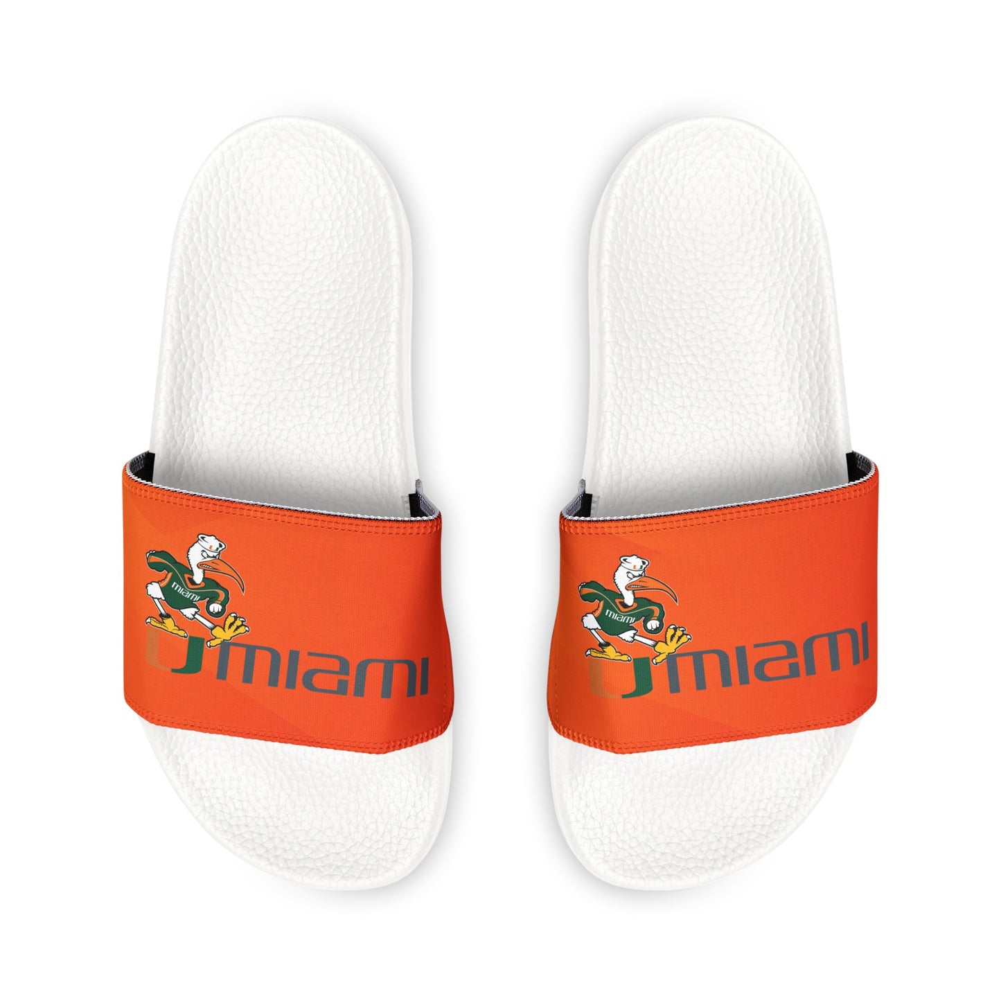 MIAMI HURRICANES PU Slide Sandals
